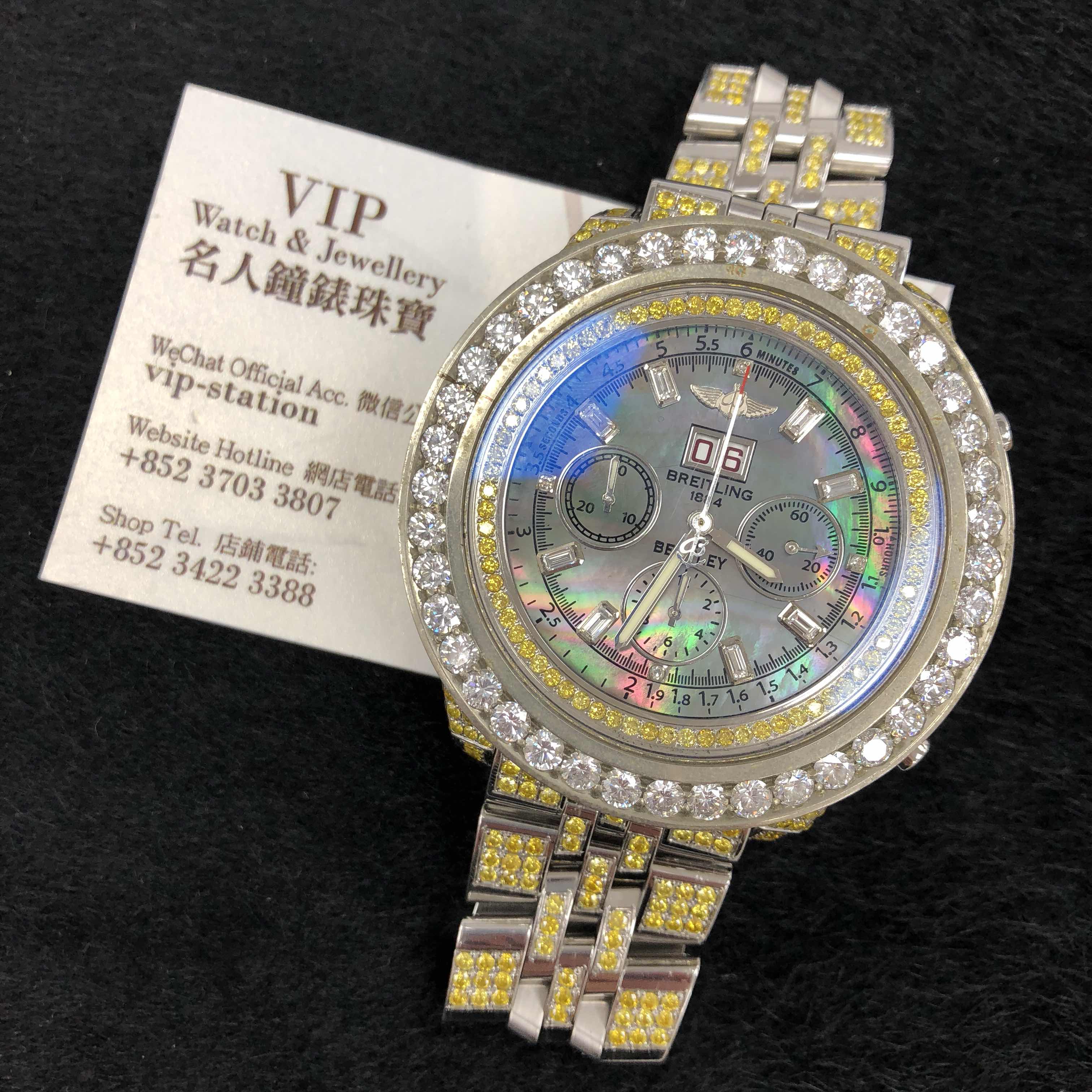 Breitling BREITLING NGBK_DIASTRAP BREITLING BENTLEY Automatic Stainless Steel & Diamond