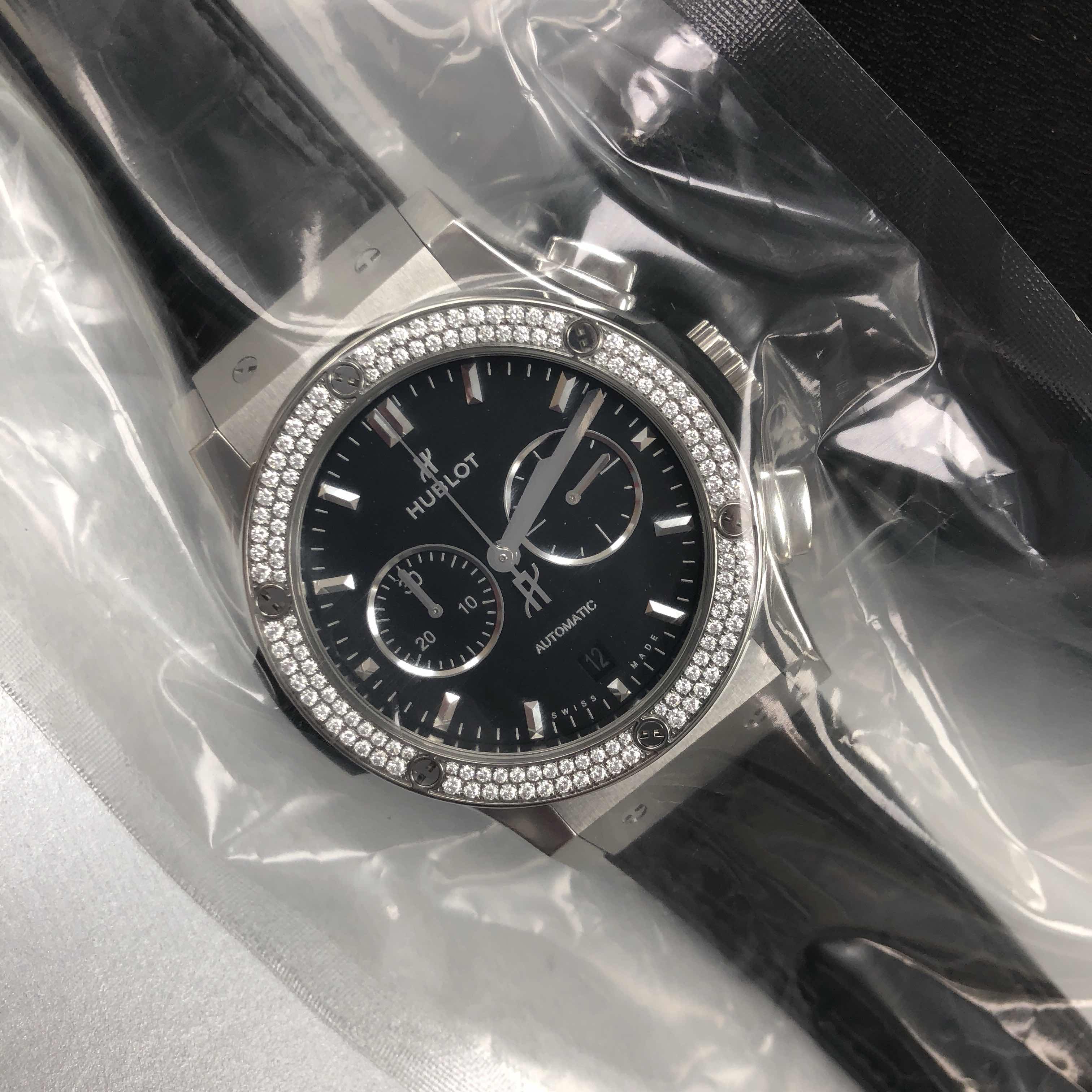 Hublot 541.NX.1171.LR.1104 CLASSIC FUSION Automatic Titanium & Diamond