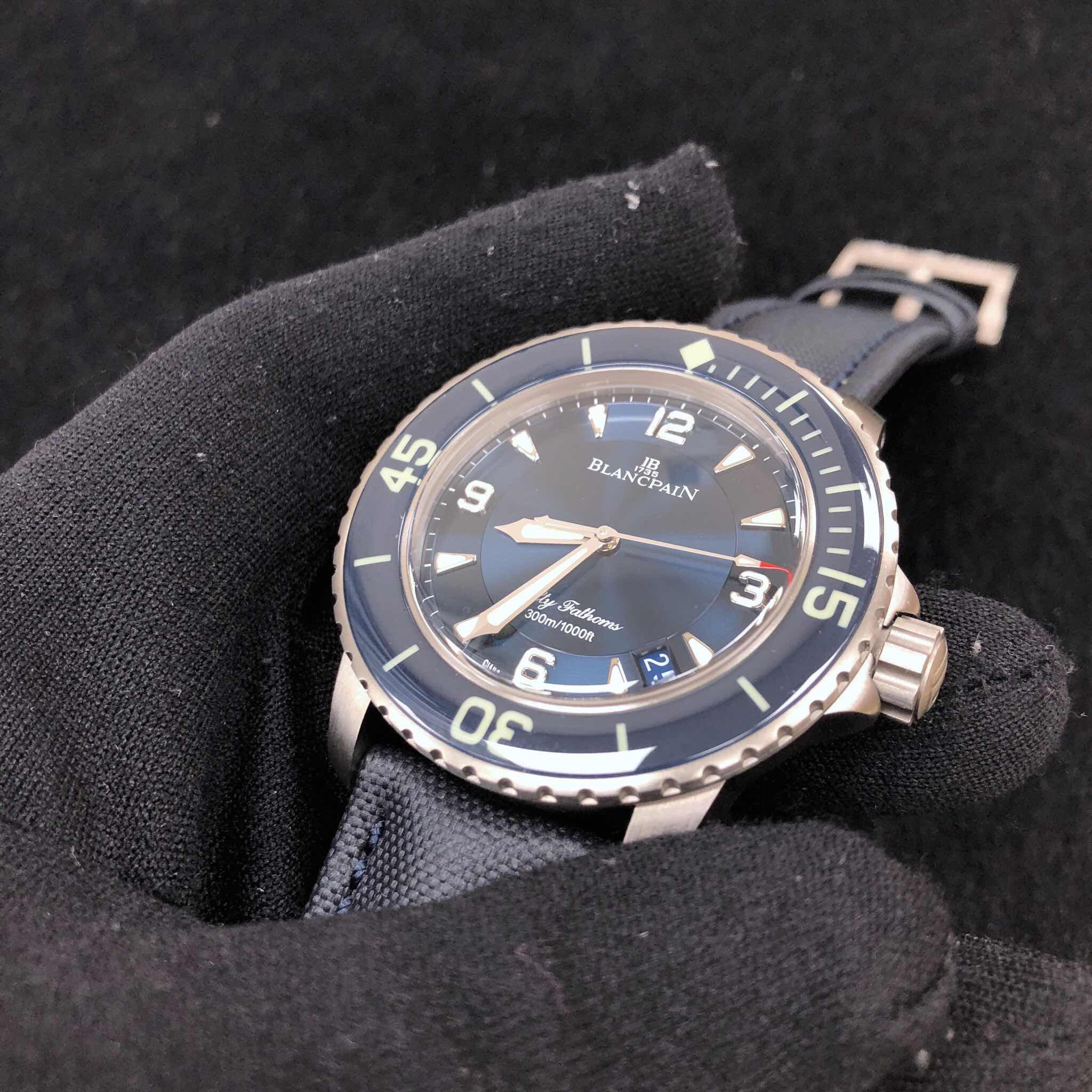 Blancpain 5015-12B40-52A FIFTY FATHOMS Automatic PVD Titanium