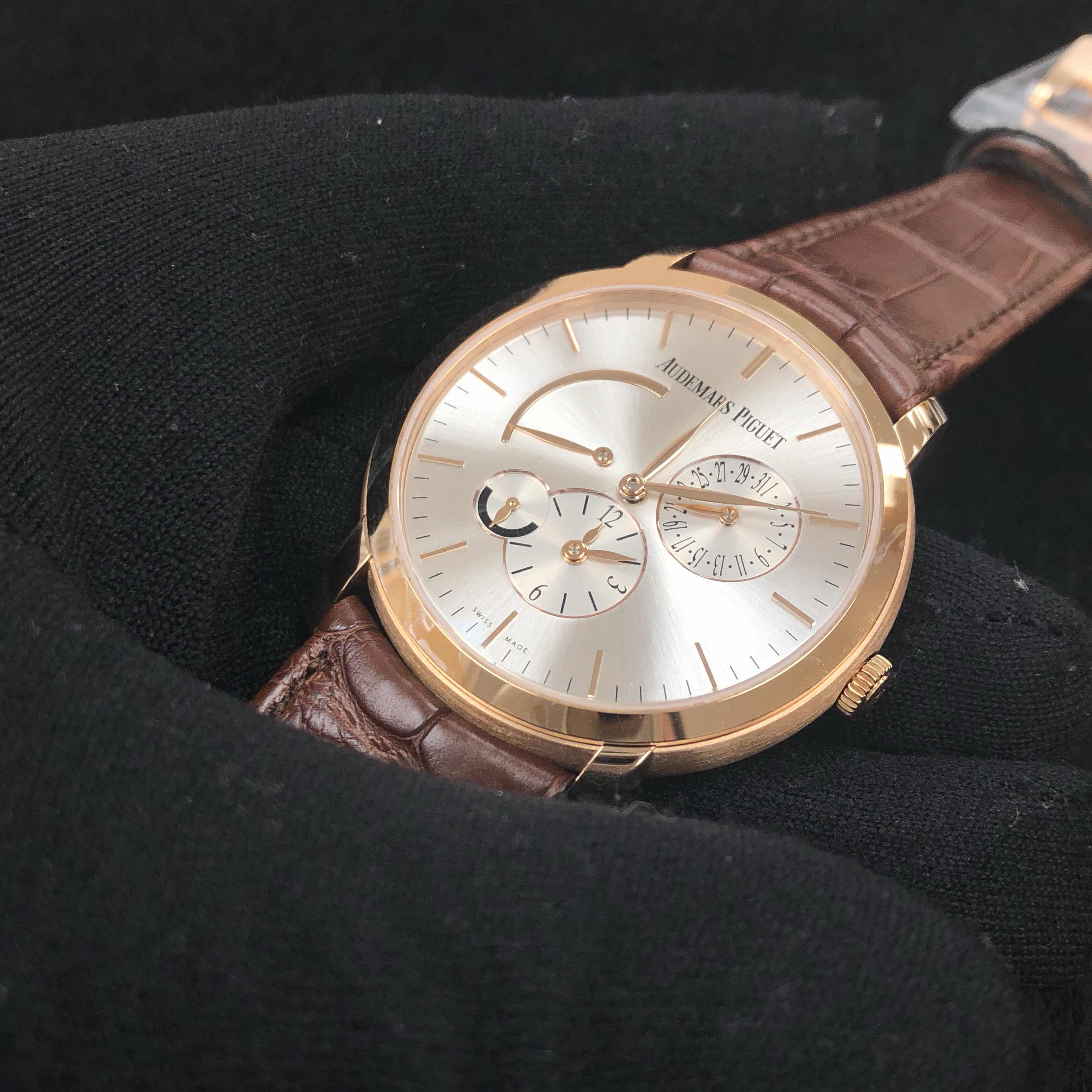 Audemars Piguet 26380OR.OO.D088CR.01 JULES AUDEMARS Automatic 18kt Rose Gold