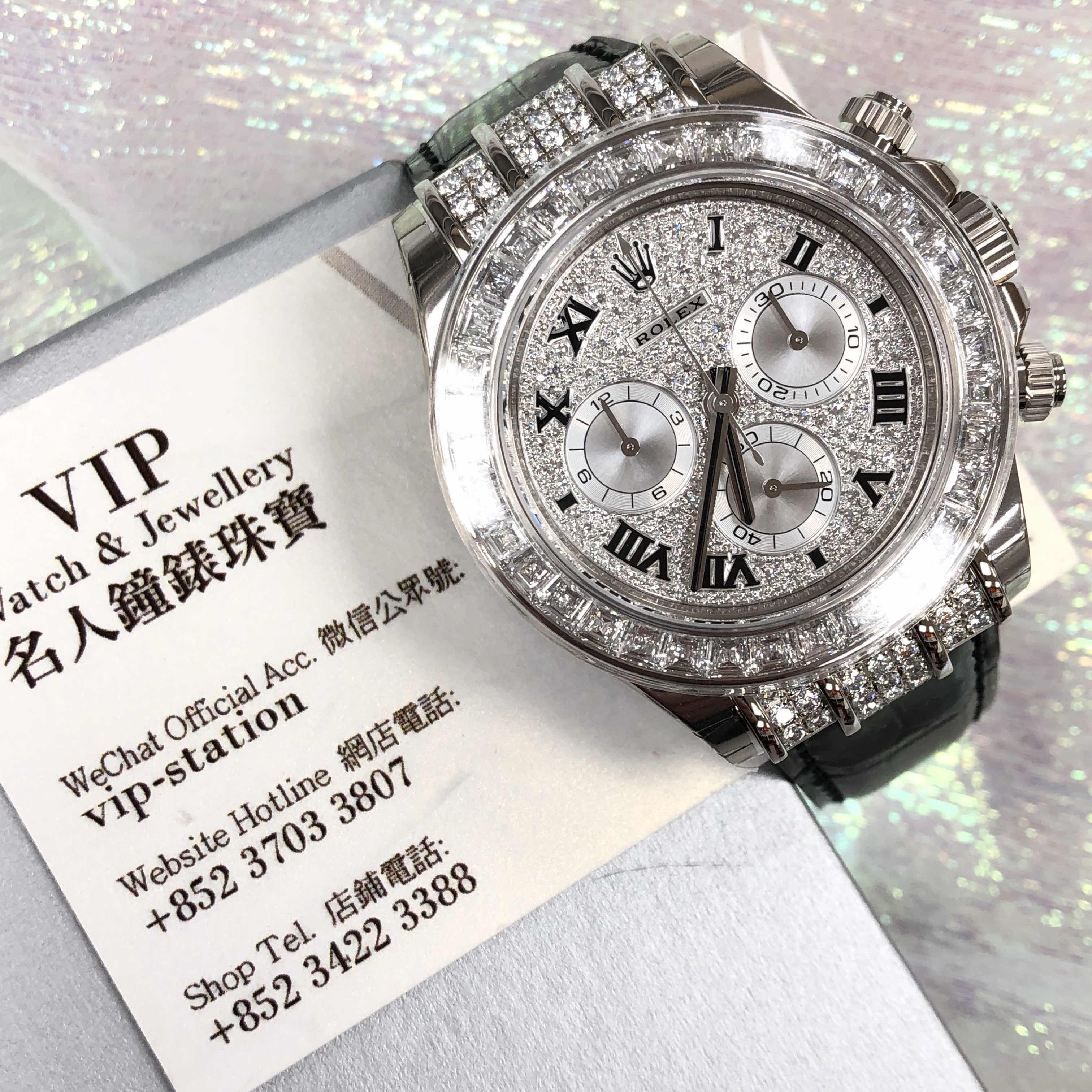 Rolex 116599TBRRN DAYTONA Automatic 18kt White Gold & Diamond