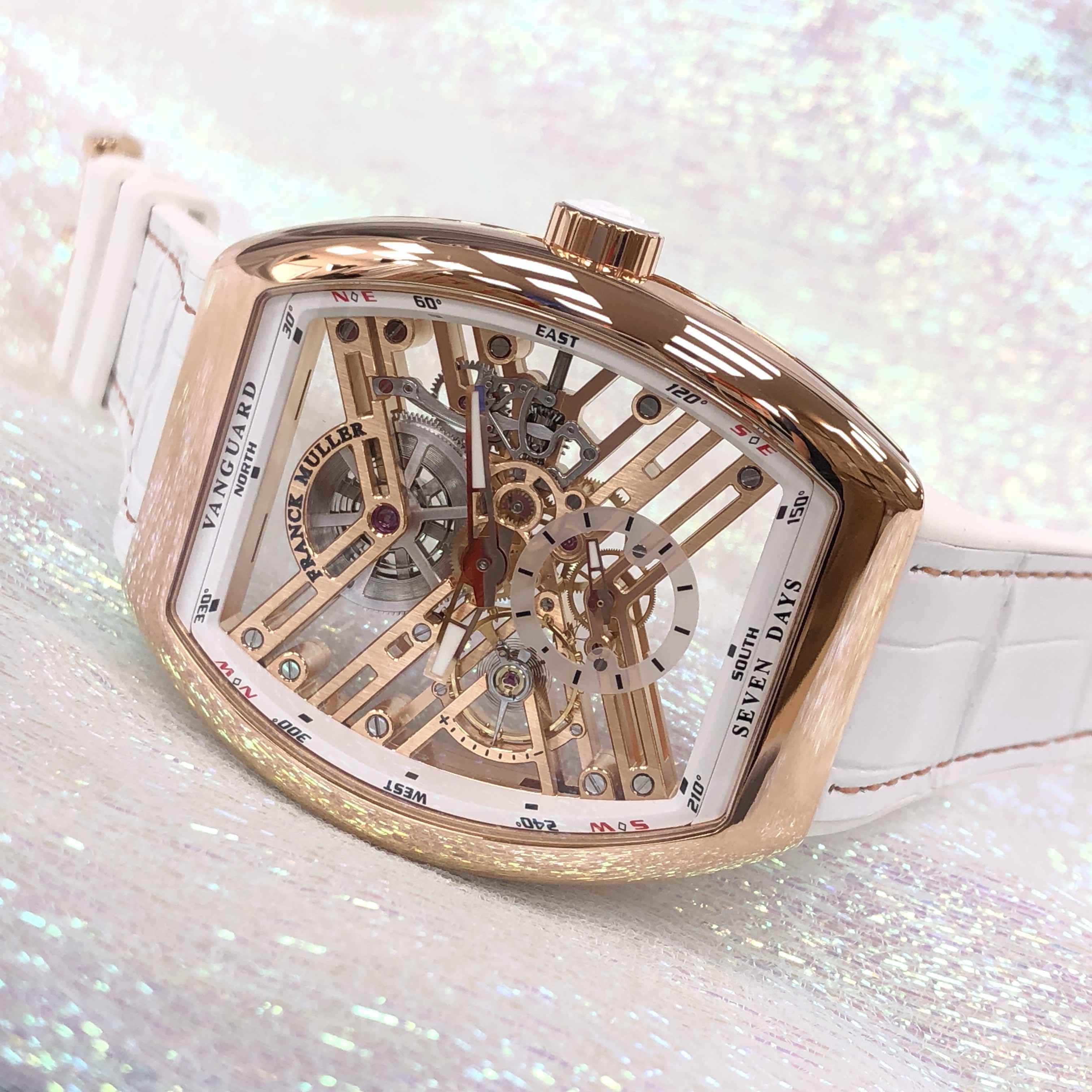 Franck Muller V 45 S6 SQT (5N.BC) VANGUARD Automatic 18kt Rose Gold