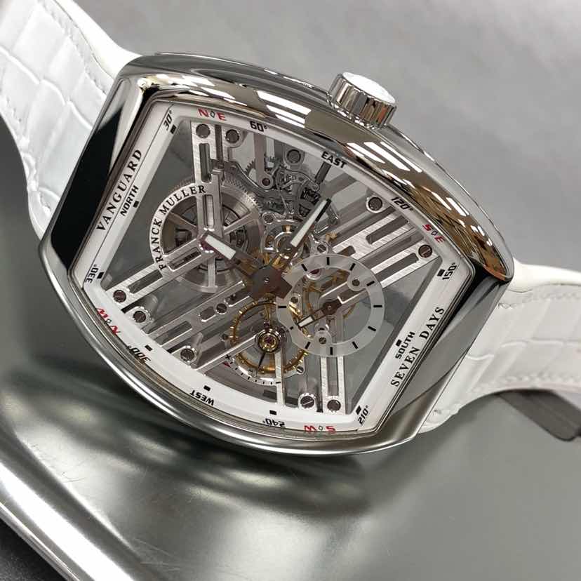 Franck Muller V 45 S6 SQT (AC.BC) VANGUARD Manual Wind Stainless Steel