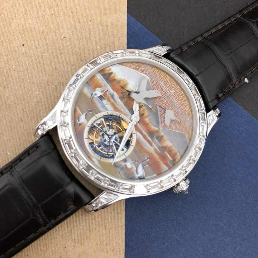 Jaeger-Lecoultre Q16634E7 MASTER ULTRA THIN Automatic 18kt White Gold & Diamond