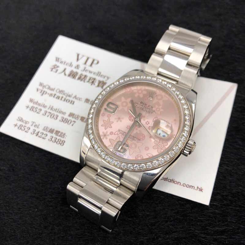 Rolex 116244PKFLO_O DATEJUST Automatic Stainless Steel & Diamonds
