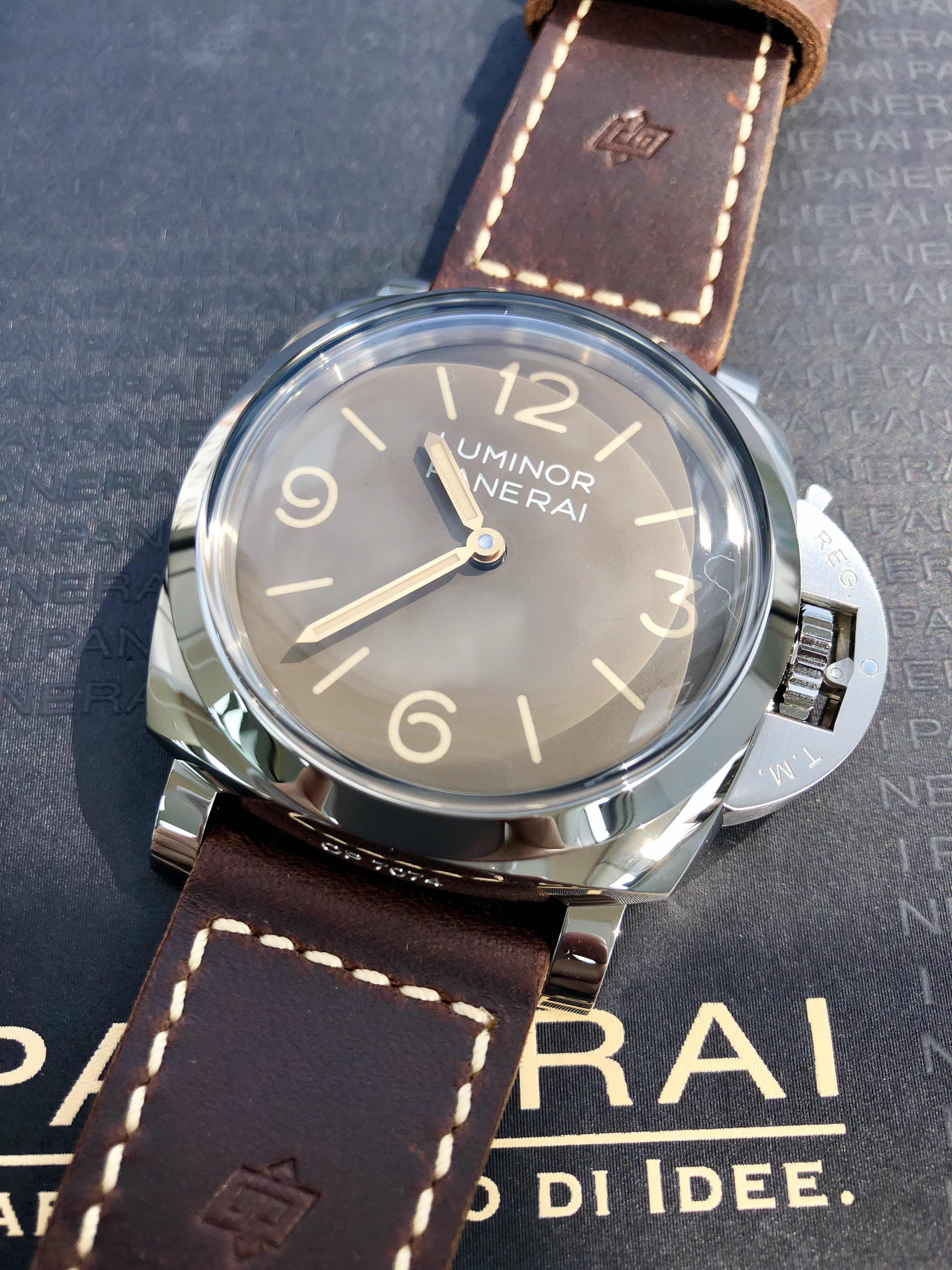 Panerai PAM00663 LUMINOR Manual Wind Stainless Steel