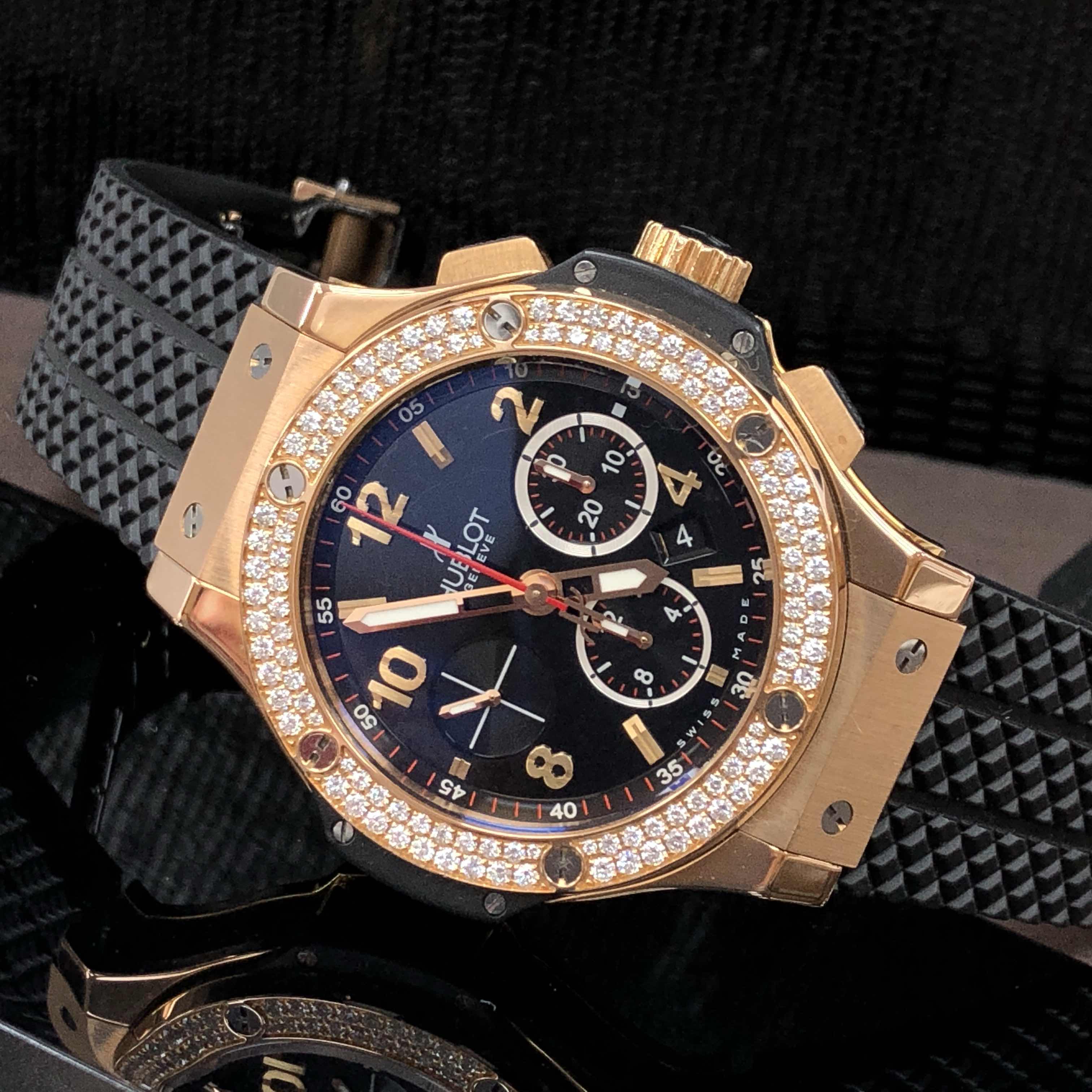 Hublot 301.PX.130.RX.114 BIG BANG Automatic 18kt Rose Gold & Diamonds