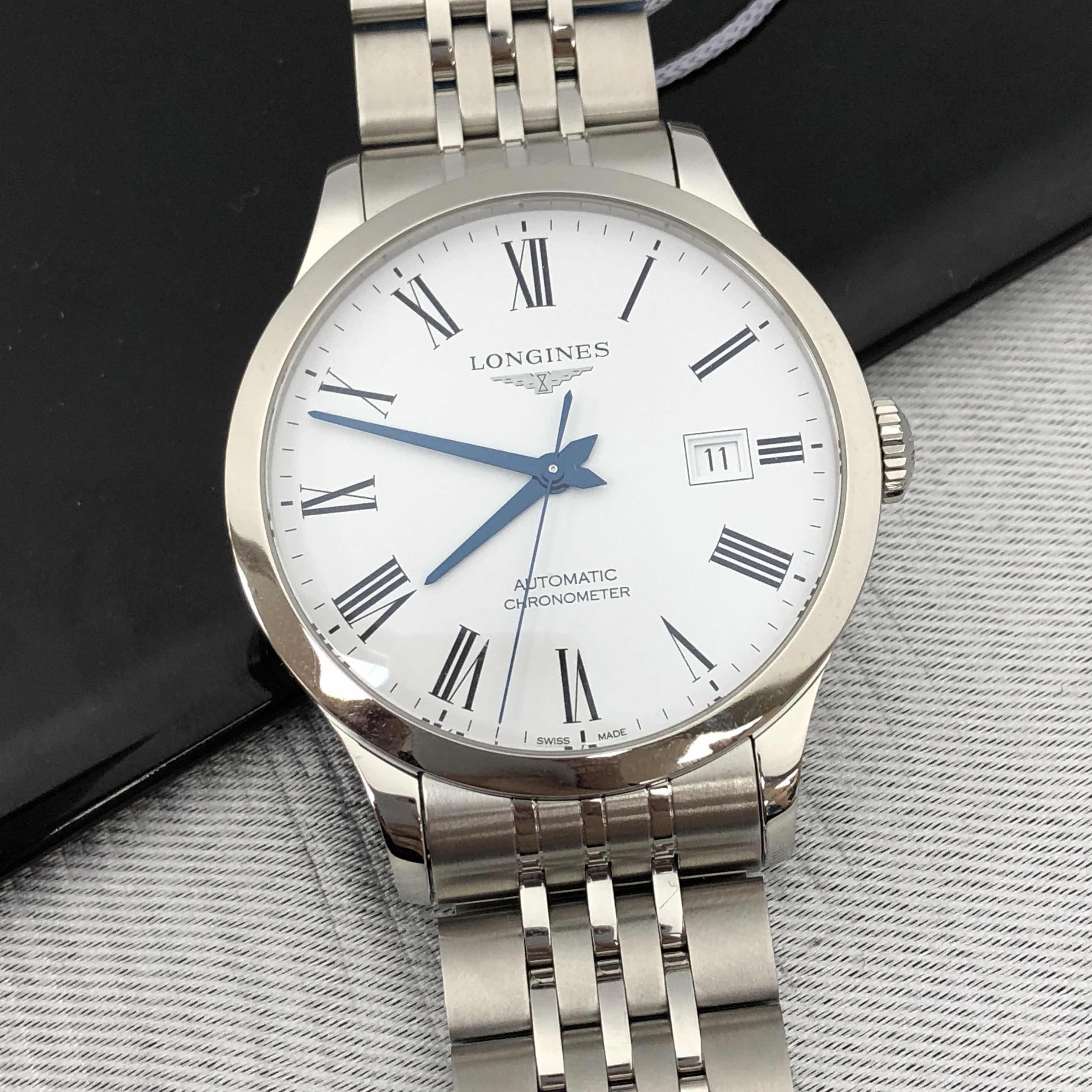 Longines L2.821.4.11.6 RECORD Automatic Stainless Steel