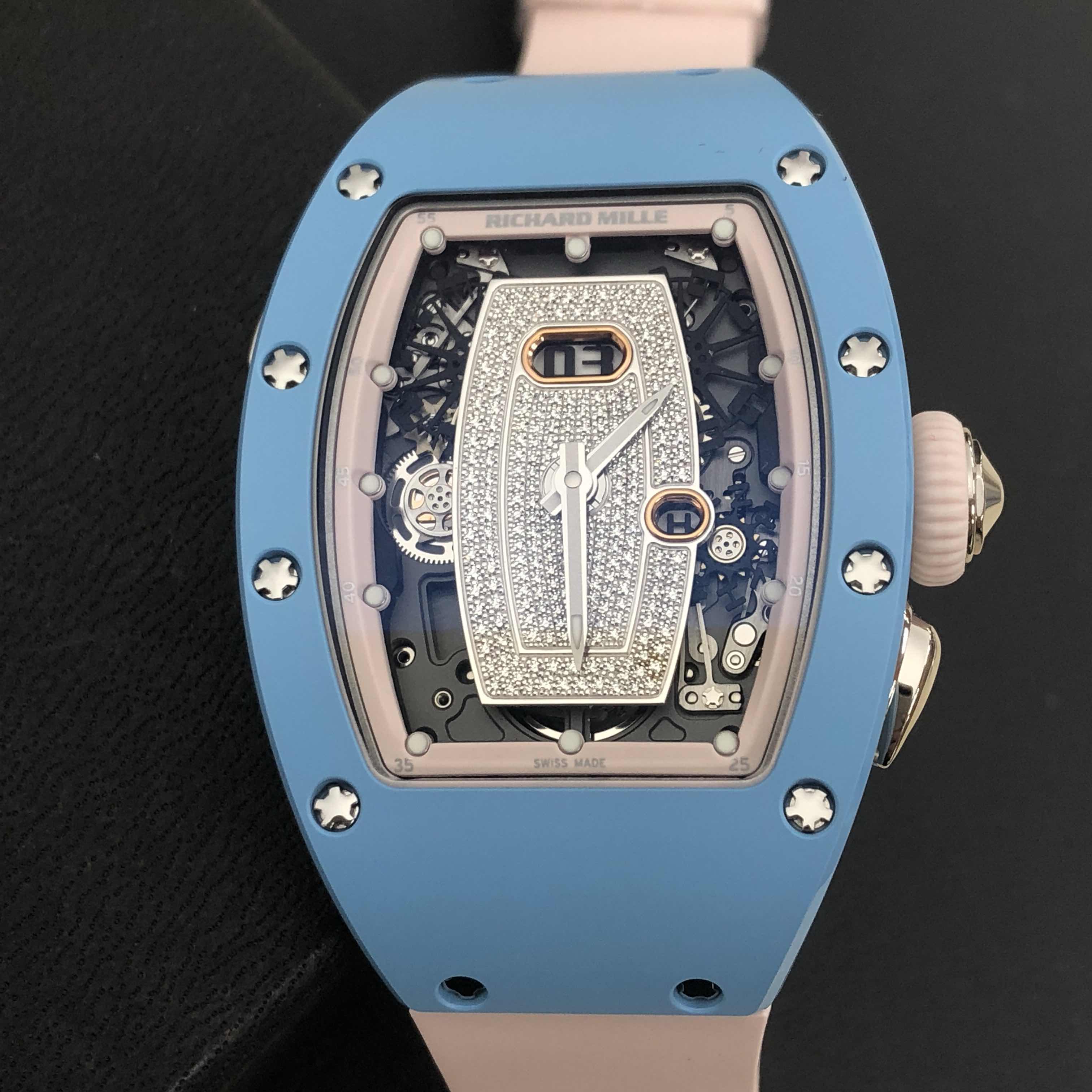 Richard Mille RM037WG-ATZ-B BLUE LADY SERIES Automatic Ceramic & Steel