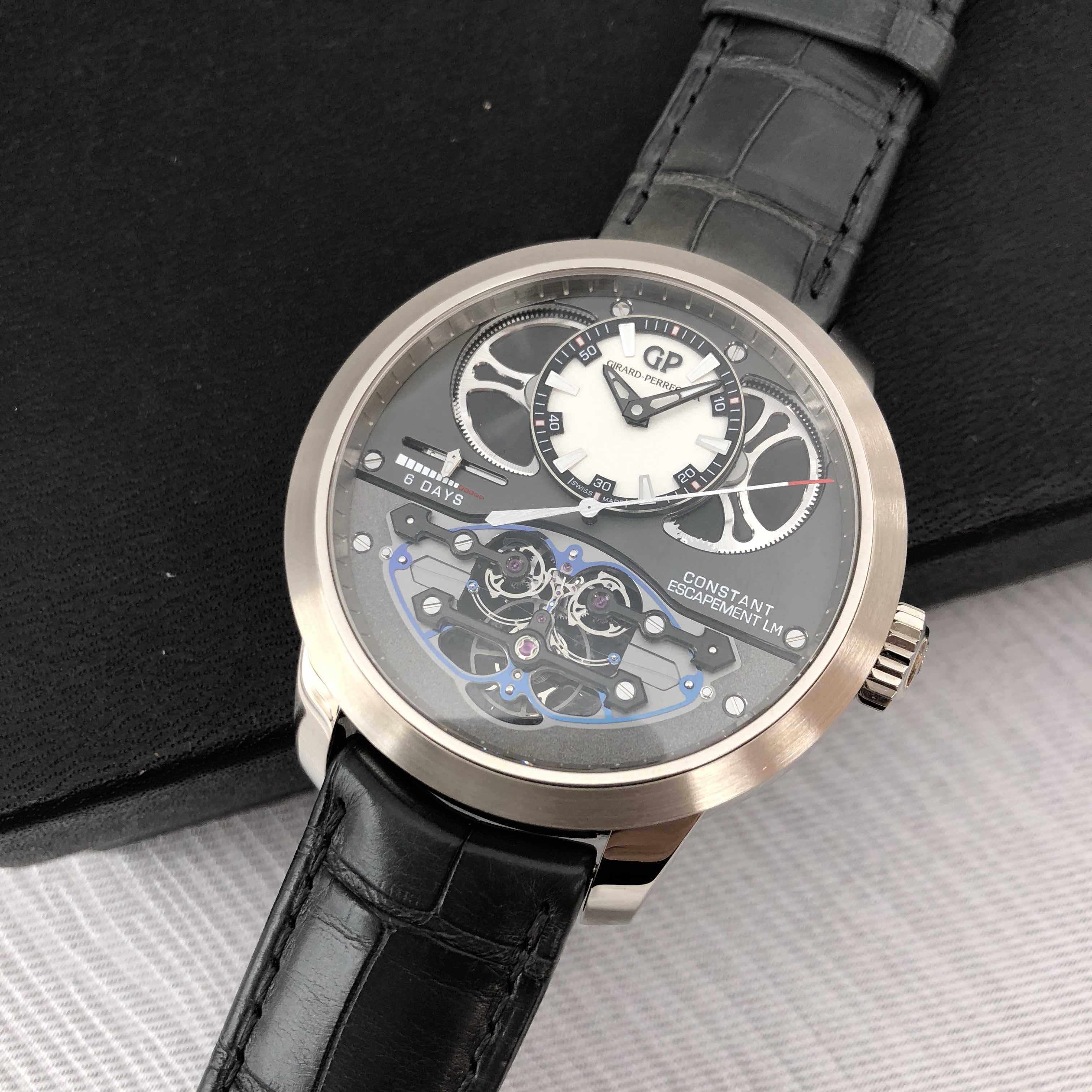 Girard Perregaux 93500-53-131-BA6E BRIDGES Manual Wind 18kt White Gold