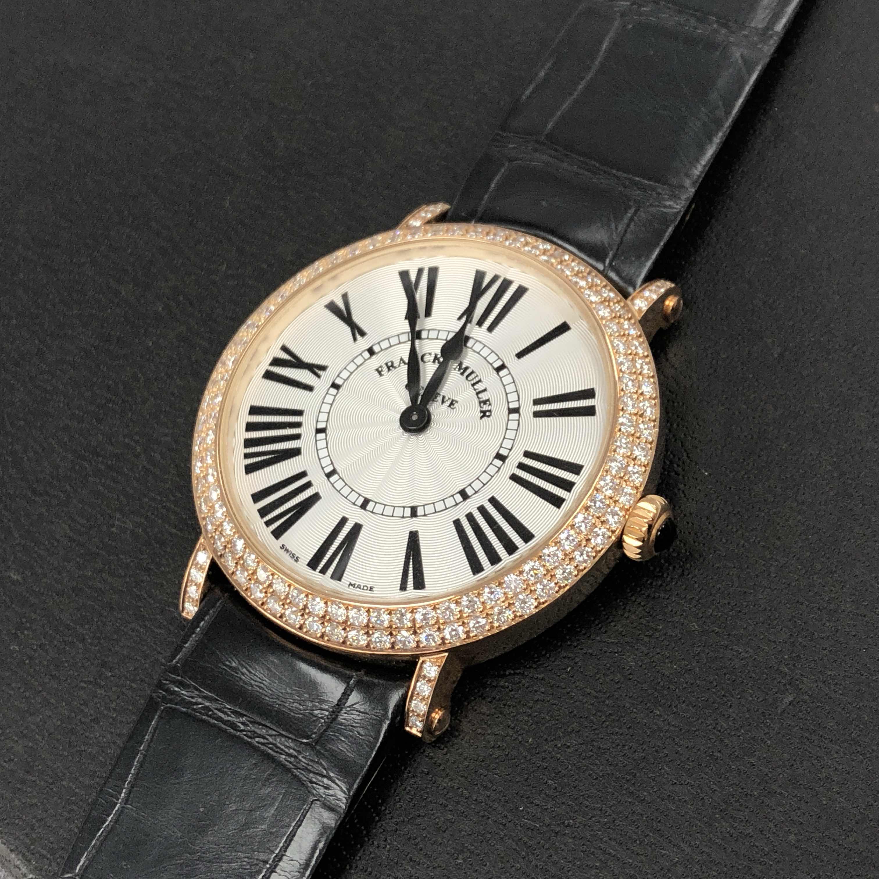 Franck Muller 8041 QZ R D (5N) INFINITY Quartz 18kt Rose Gold & Diamonds