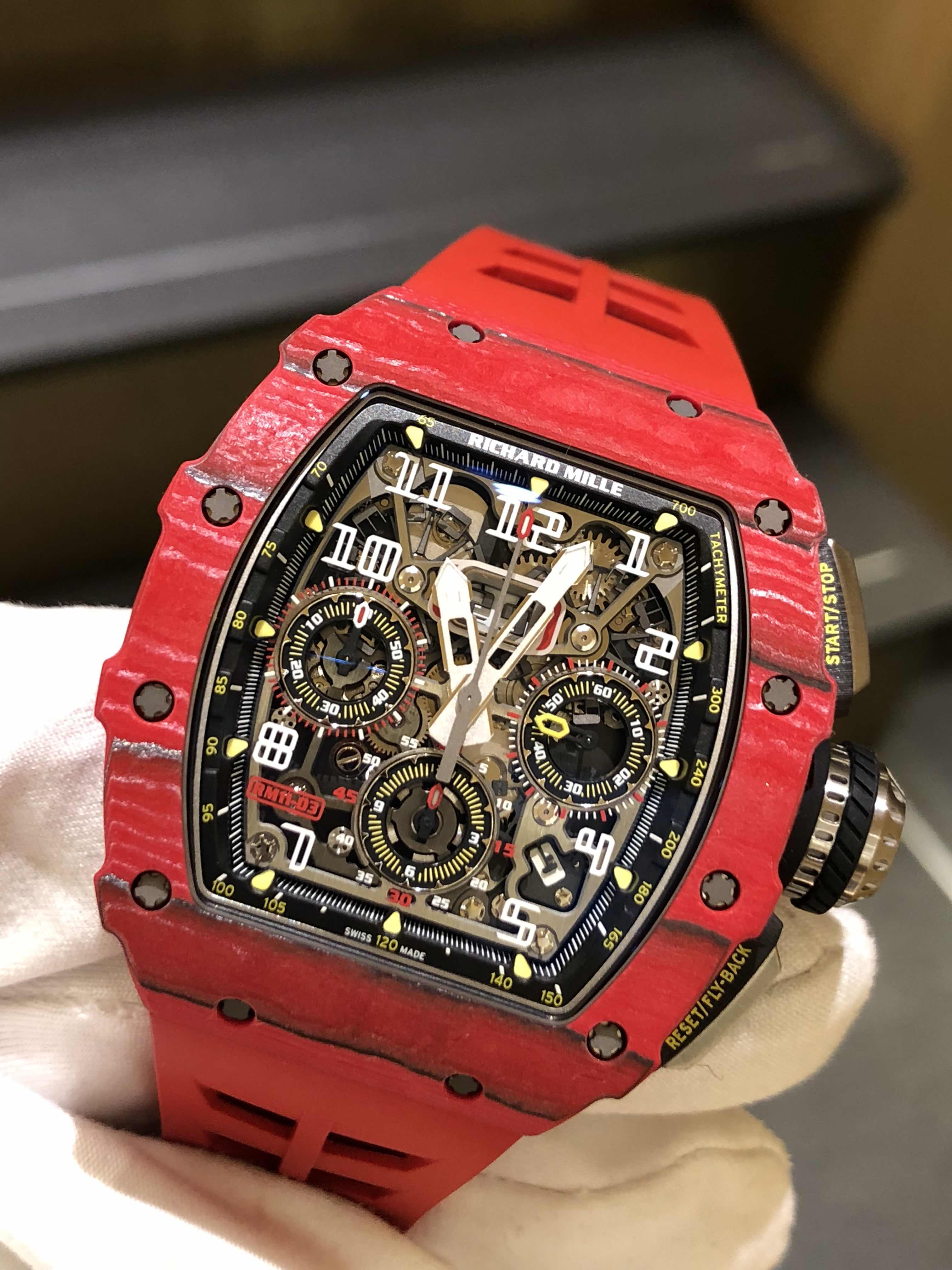Richard Mille RM11-03 RED NTPT Automatic PVD Titanium