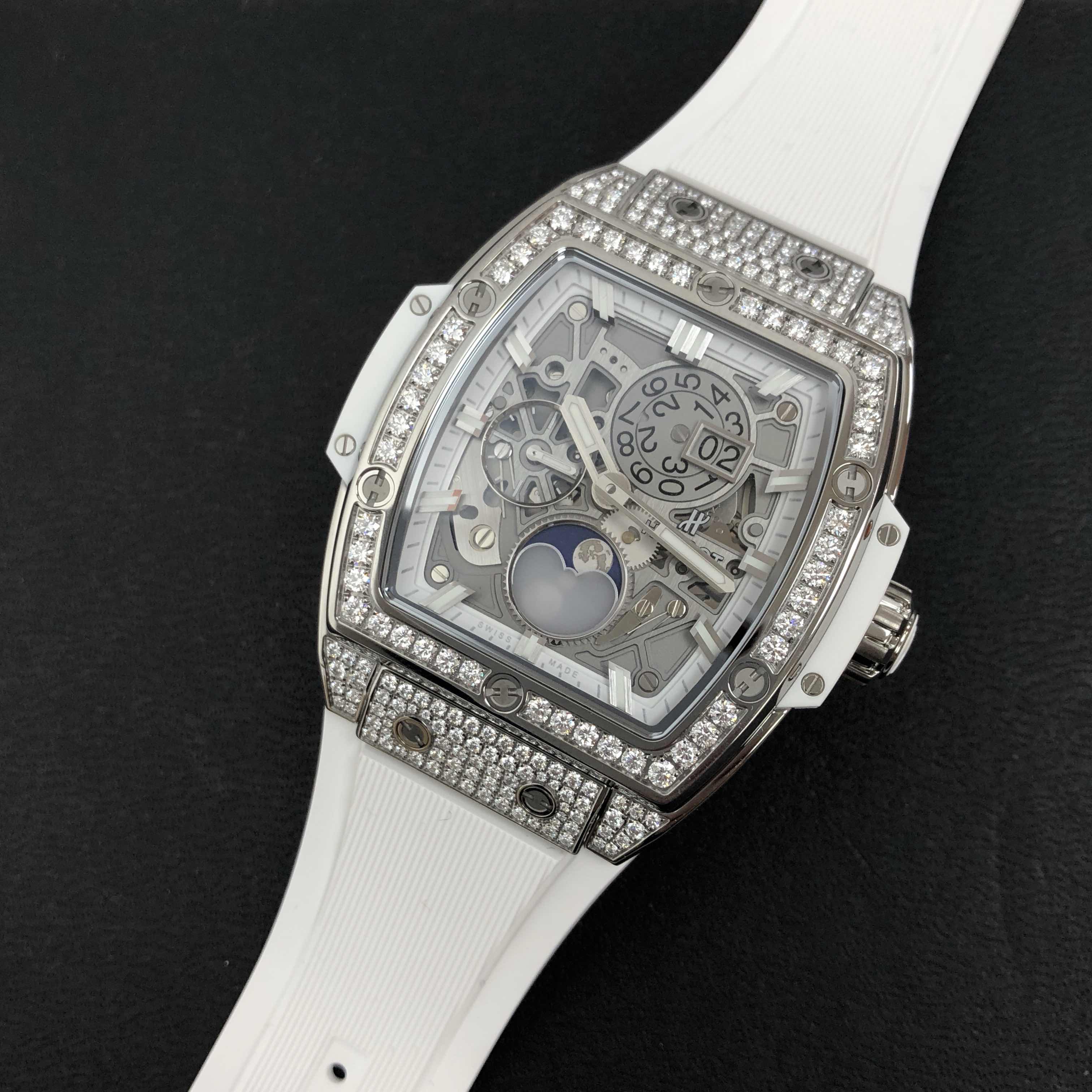 Hublot 647.NE.2070.RW.1604 SPIRIT OF BIG BANG Automatic Titanium & Diamond