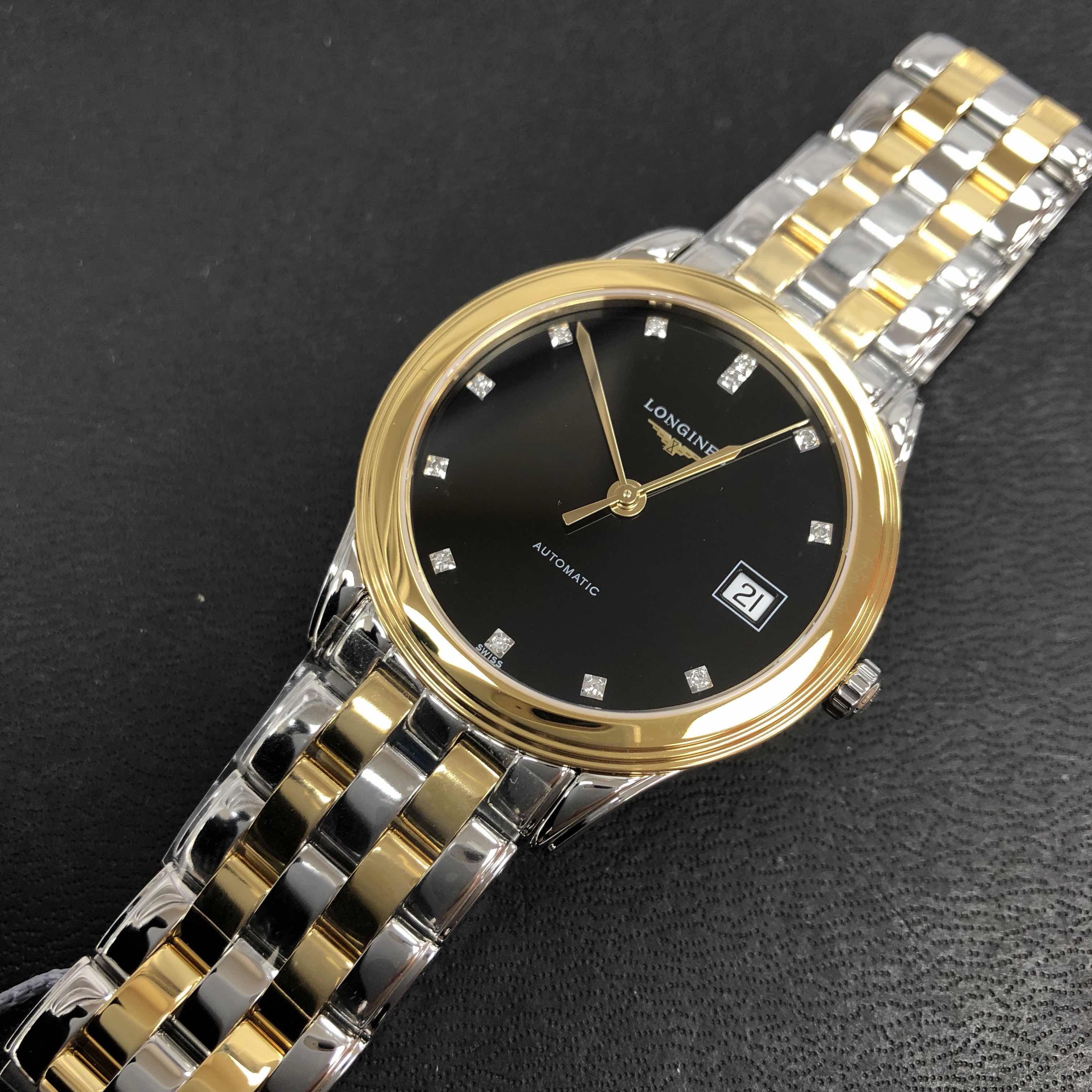 Longines L4.774.3.57.7 FLAGSHIP Automatic 18kt Gold & Steel