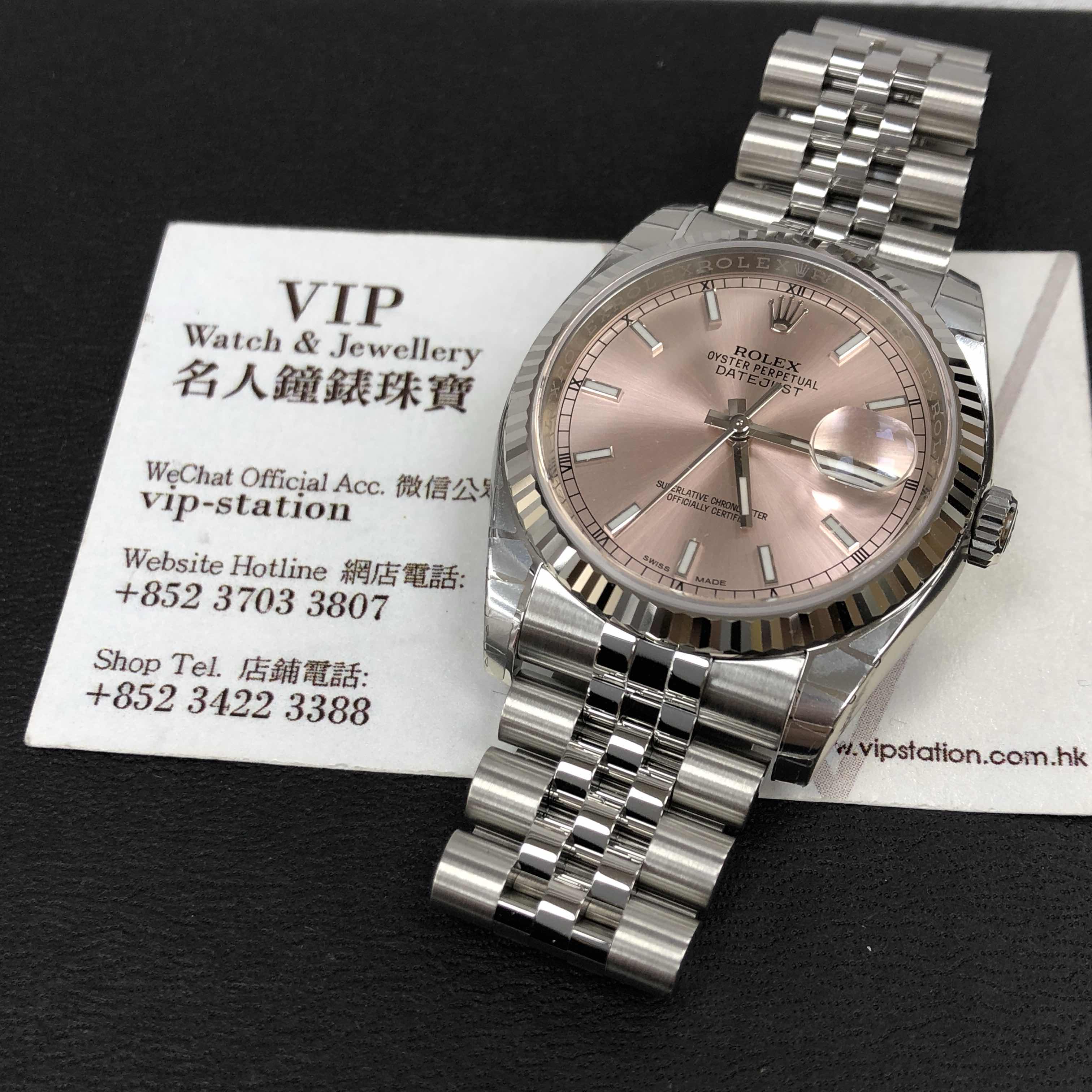 Rolex 116234 DATEJUST Automatic 18kt White Gold & Steel