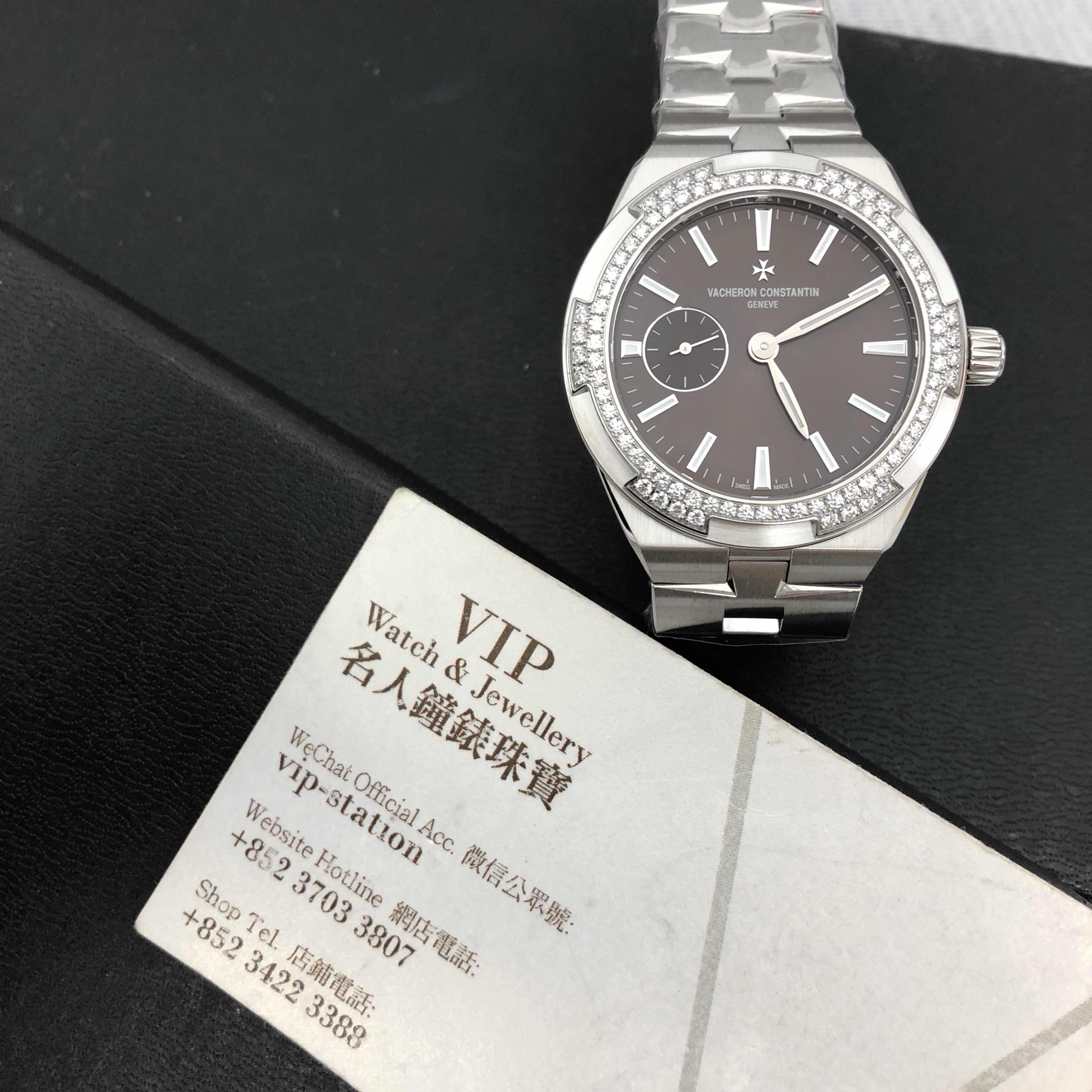 Vacheron Constantin 2305V/100A-B171 OVERSEAS Automatic Stainless Steel & Diamonds