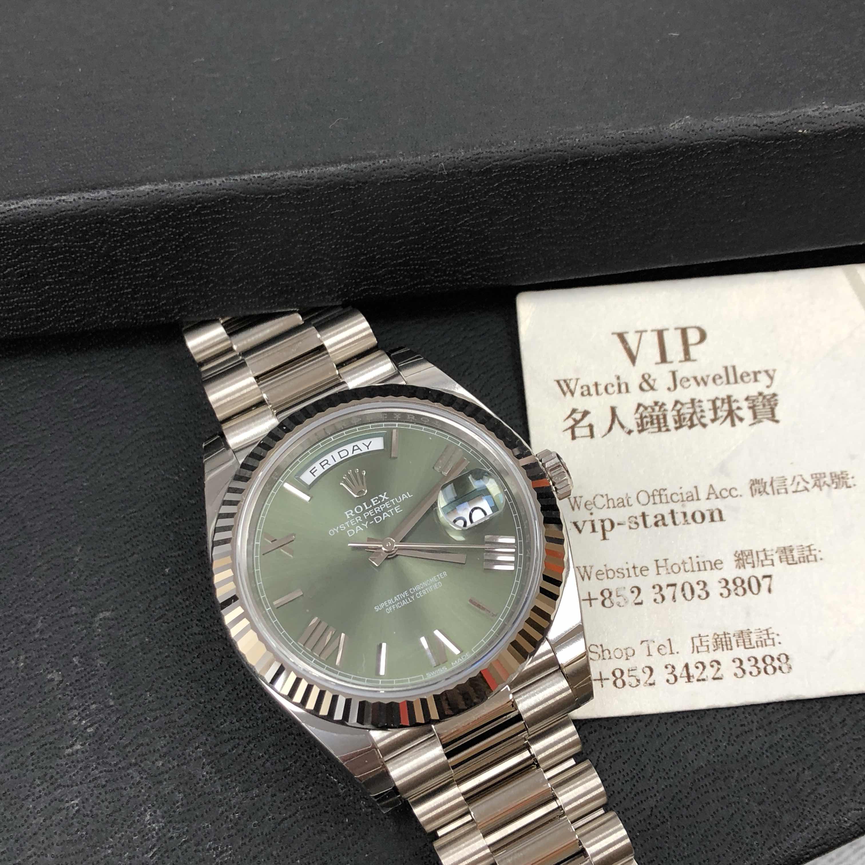 Rolex 228239-0033 DAY-DATE Automatic 18kt White Gold