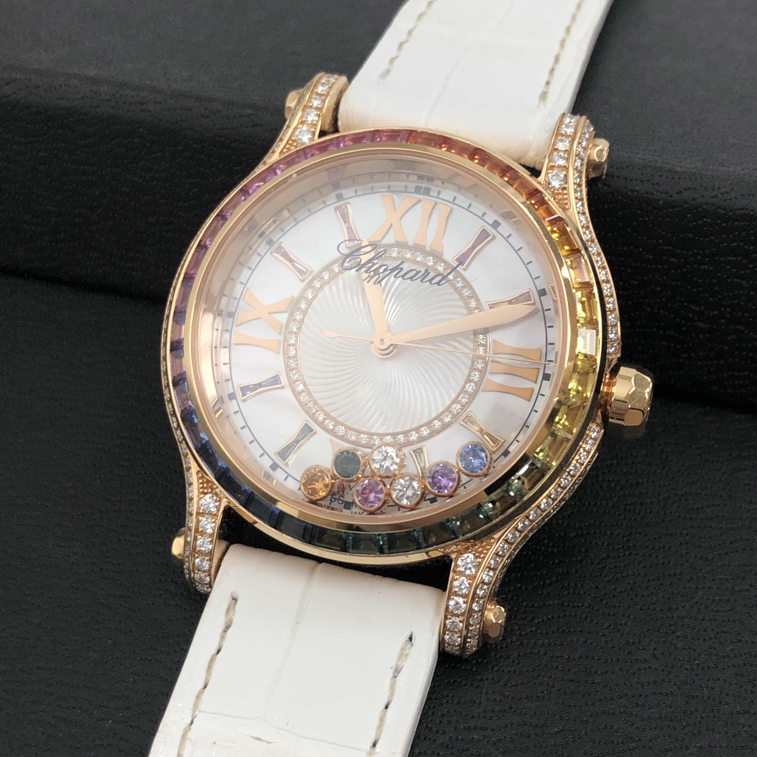 Chopard 274891-5007 HAPPY SPORT Automatic 18kt Rose Gold & Sapphire