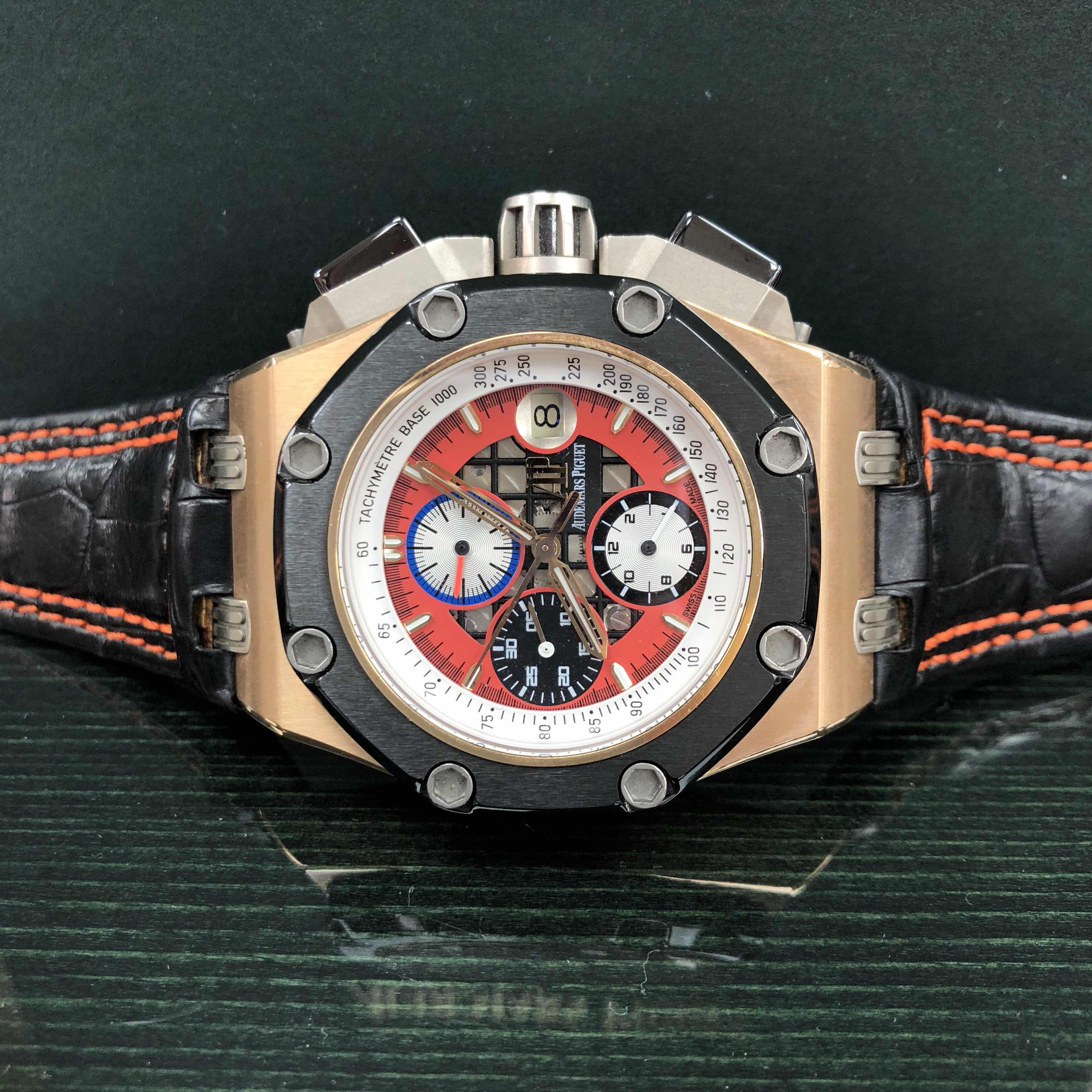 Audemars Piguet 26284RO.OO.D002CR.01 MILLENARY Automatic 18kt Rose Gold & Steel