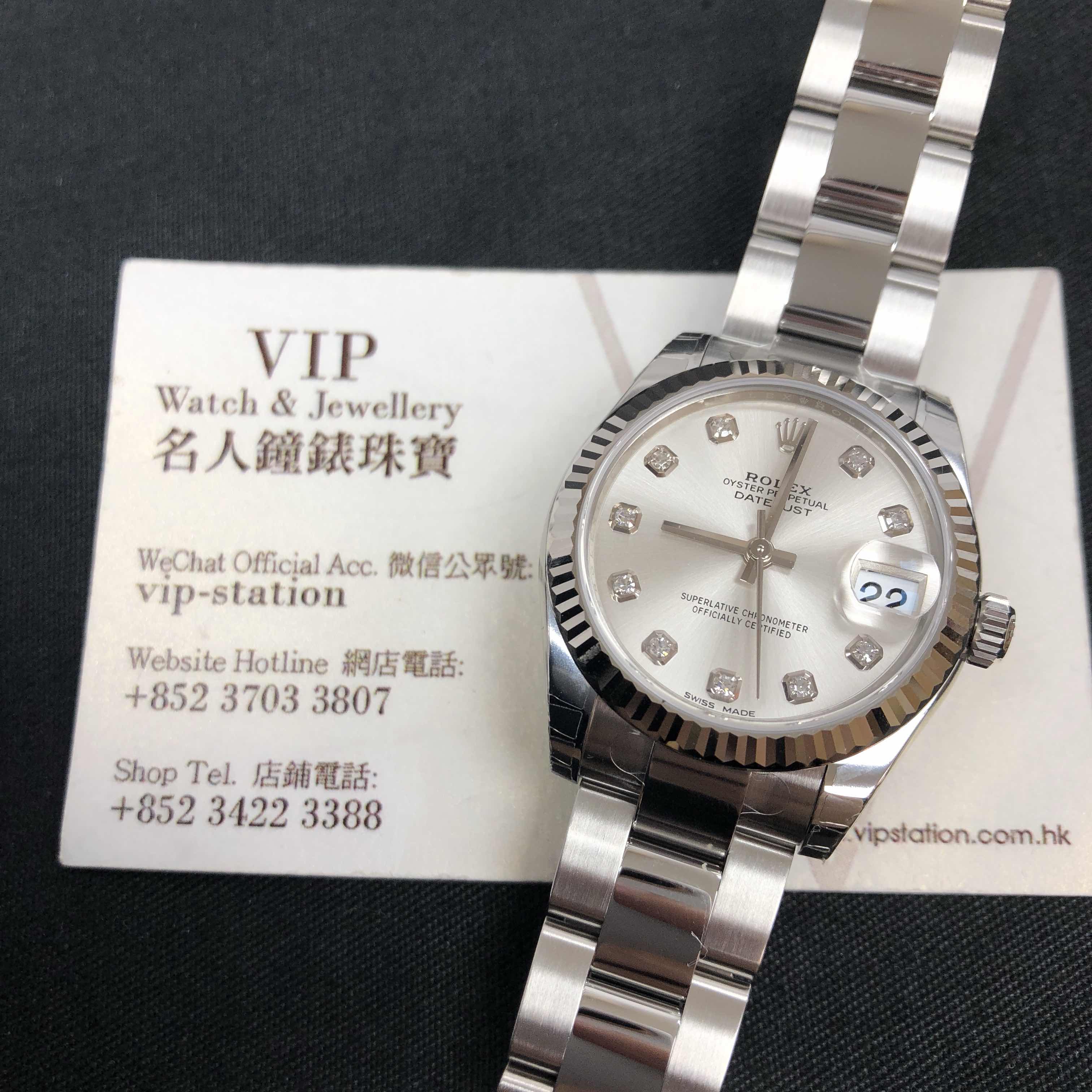 Rolex 178274-0030 DATEJUST Automatic 18kt White Gold