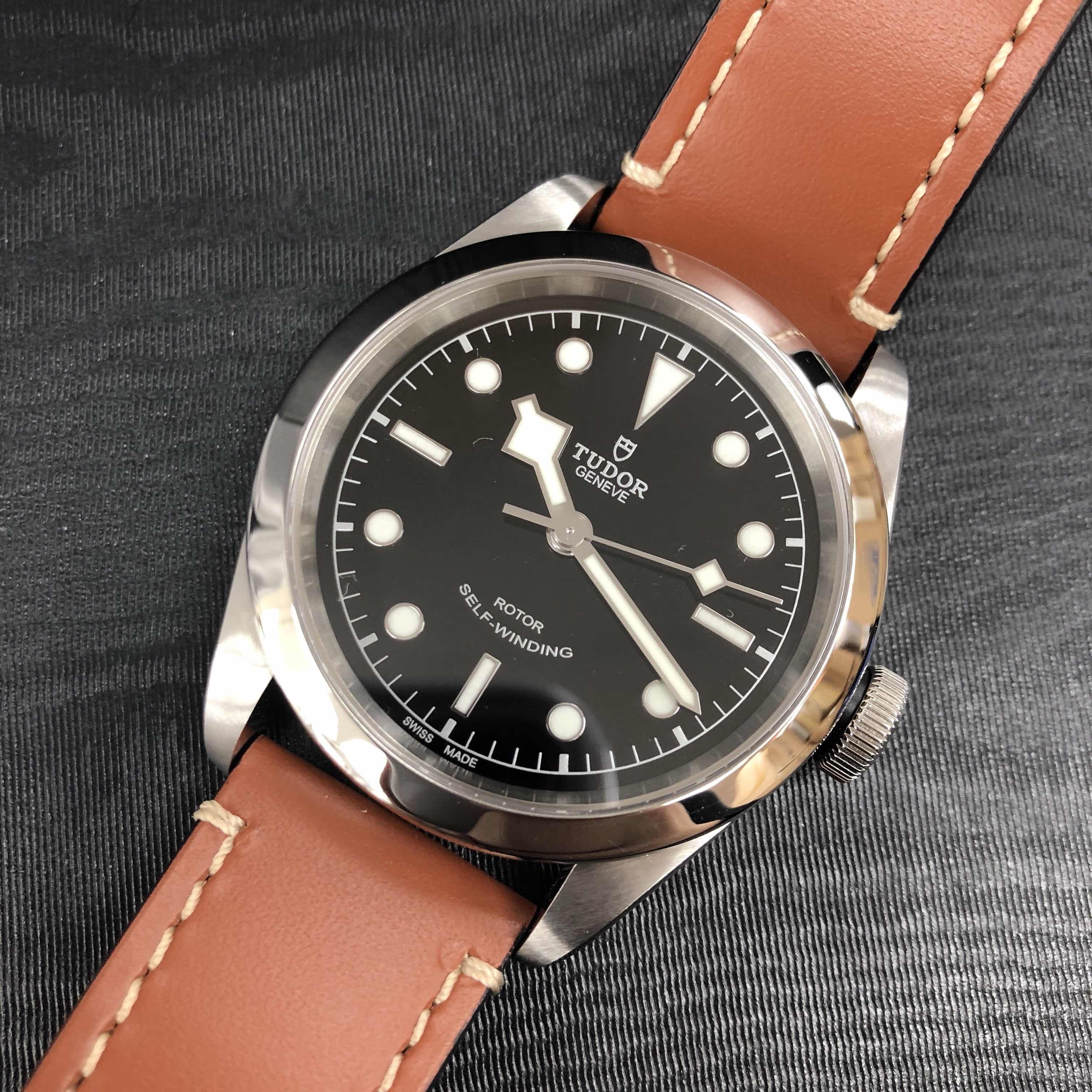Tudor 79540-LEATHER STRAP HERITAGE RANGER Automatic Stainless Steel