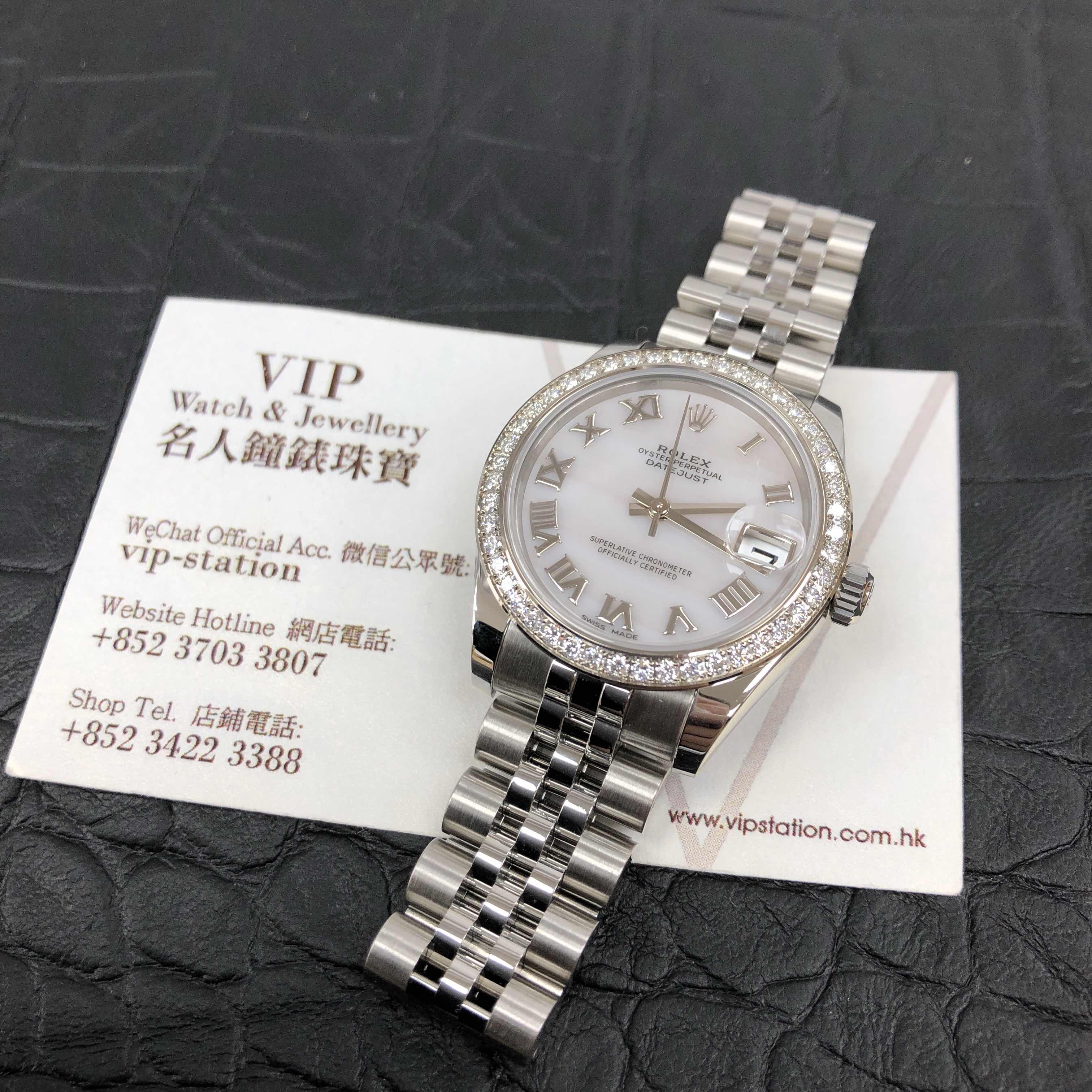 Rolex 178384NRWT_J DATEJUST Automatic Stainless Steel & Diamonds