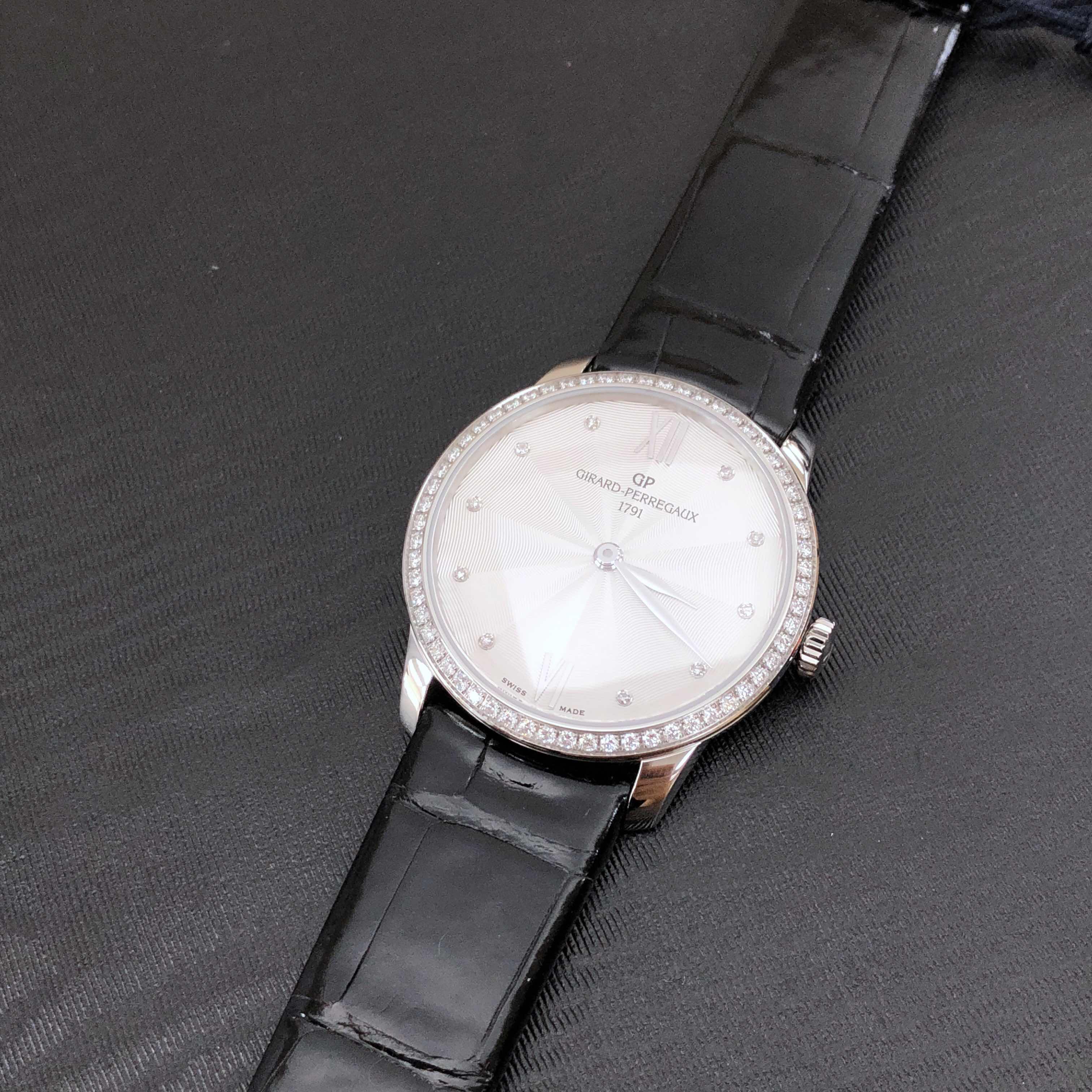 Girard Perregaux 49528D11A172-CB6A 1966 Automatic Stainless Steel & Diamonds