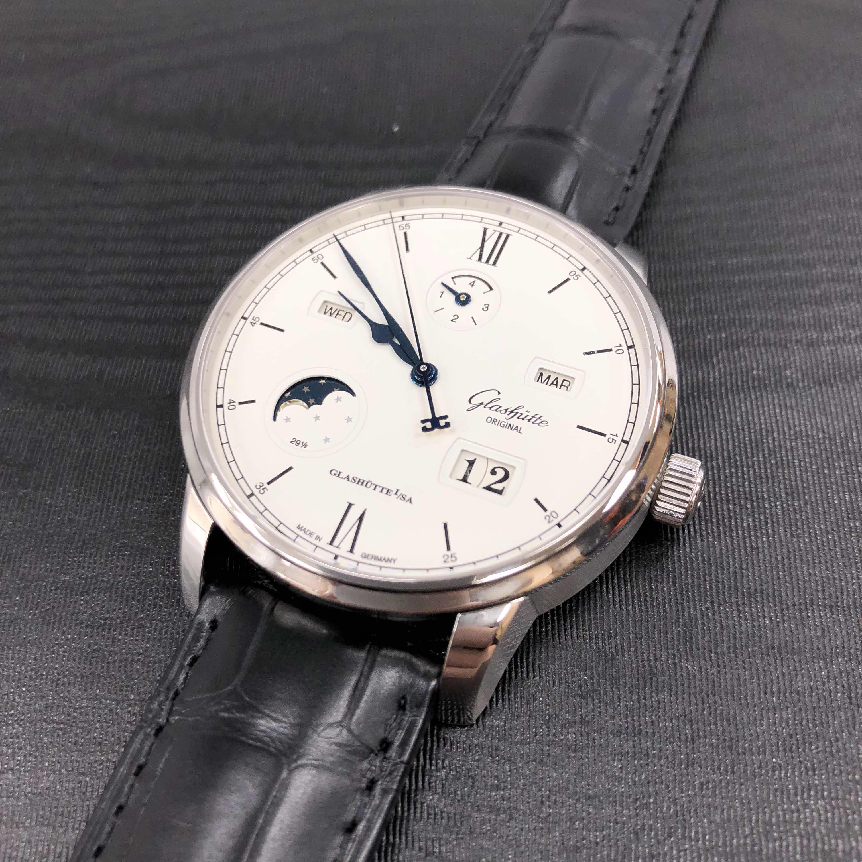 Glashutte 1-36-02-01-02-30 SENATOR MANUAL WINDING SKELETONIZED Automatic Stainless Steel