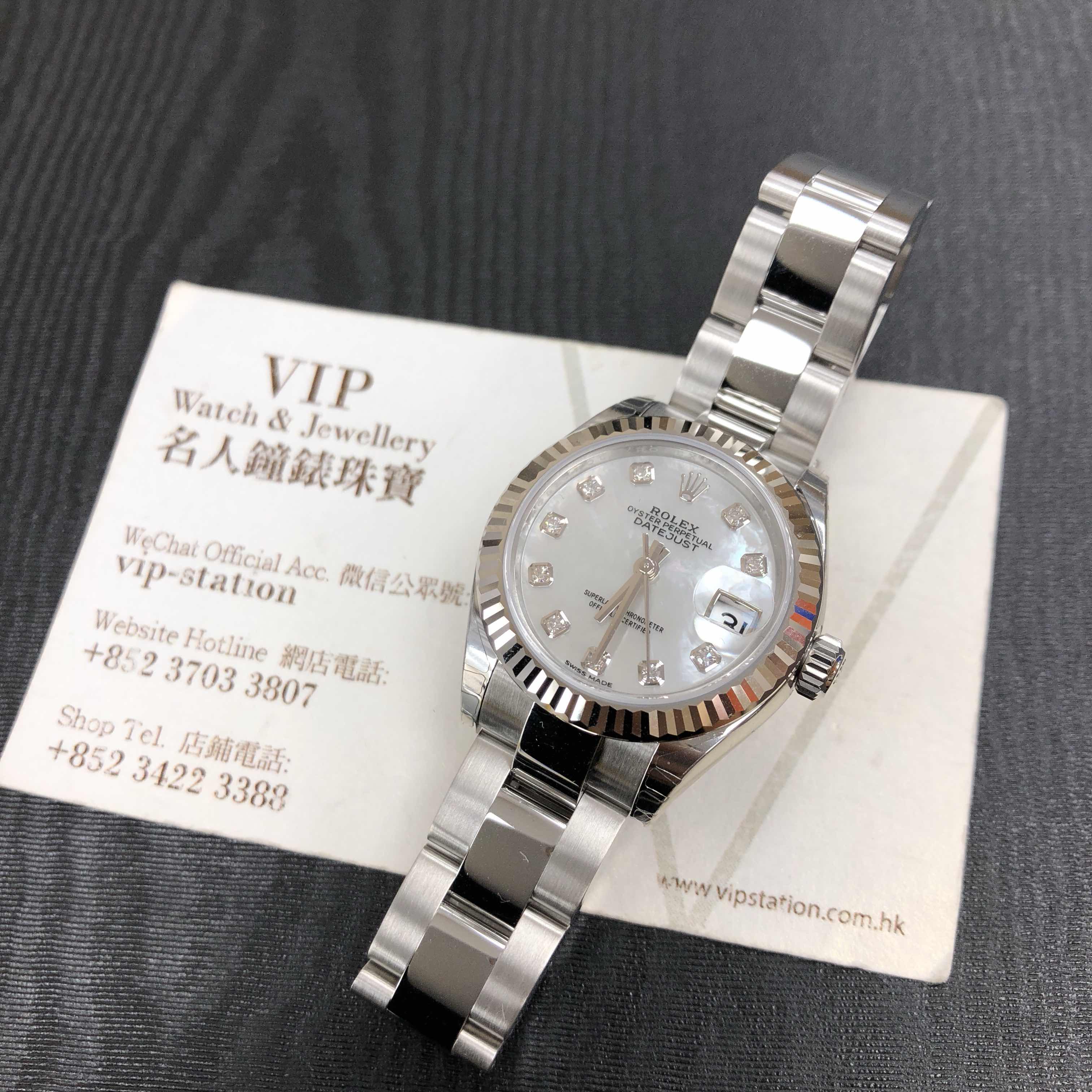Rolex 279174-0010 LADY DATEJUST Automatic 18kt White Gold & Steel