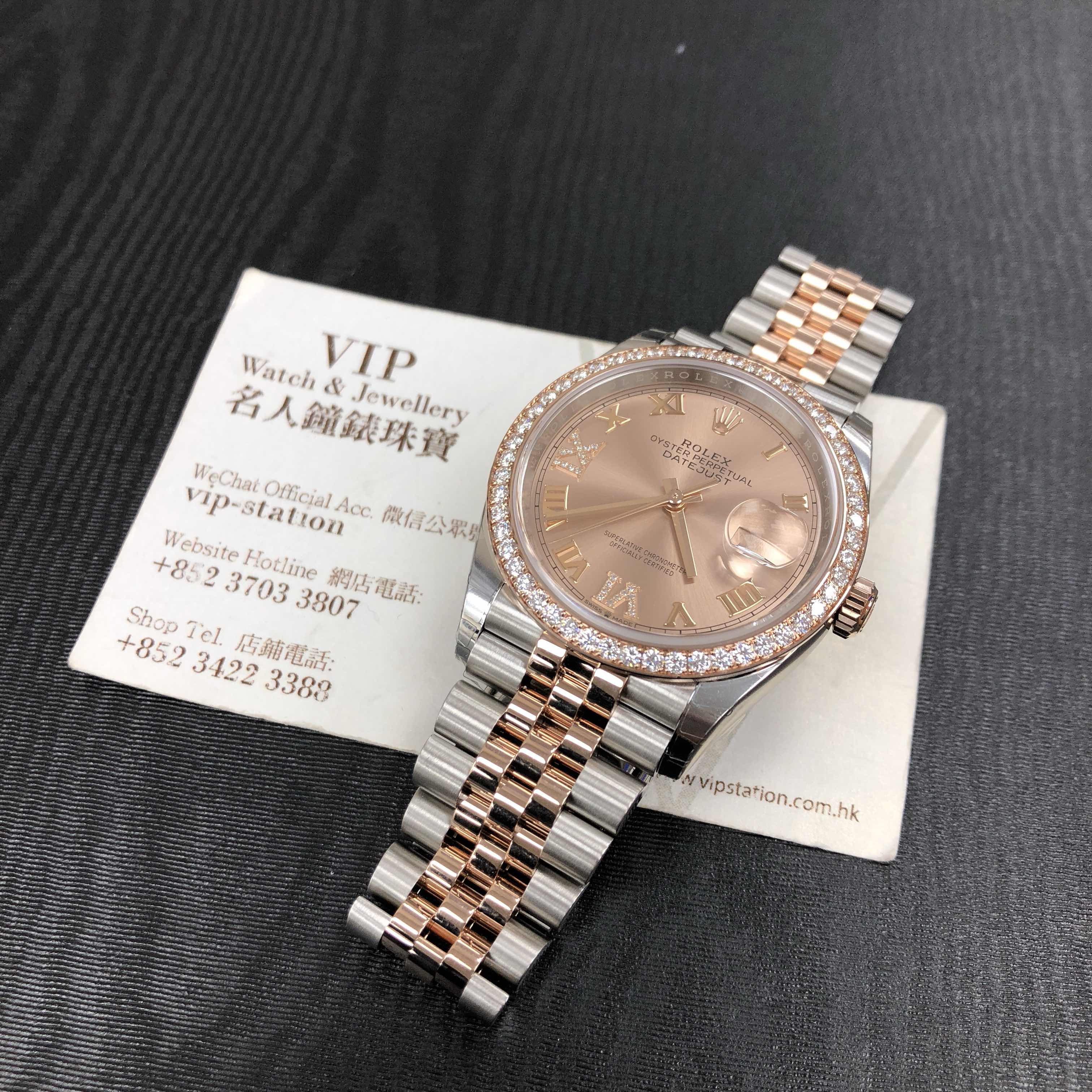 Rolex 126281RBR-0015 DATEJUST Automatic 18kt Rose Magic & Diamond