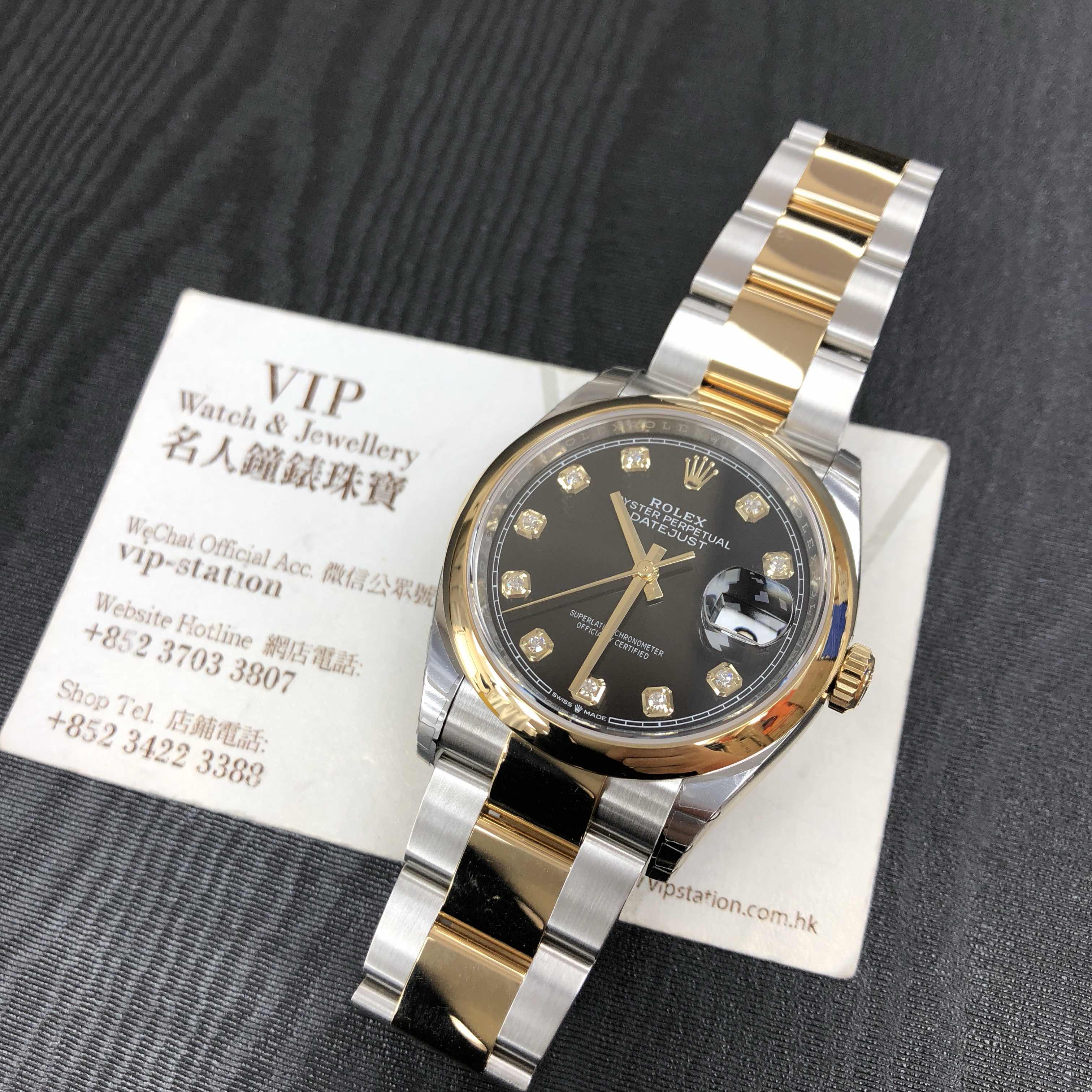 Rolex 126203-0022 DATEJUST Automatic 18kt Gold & Steel