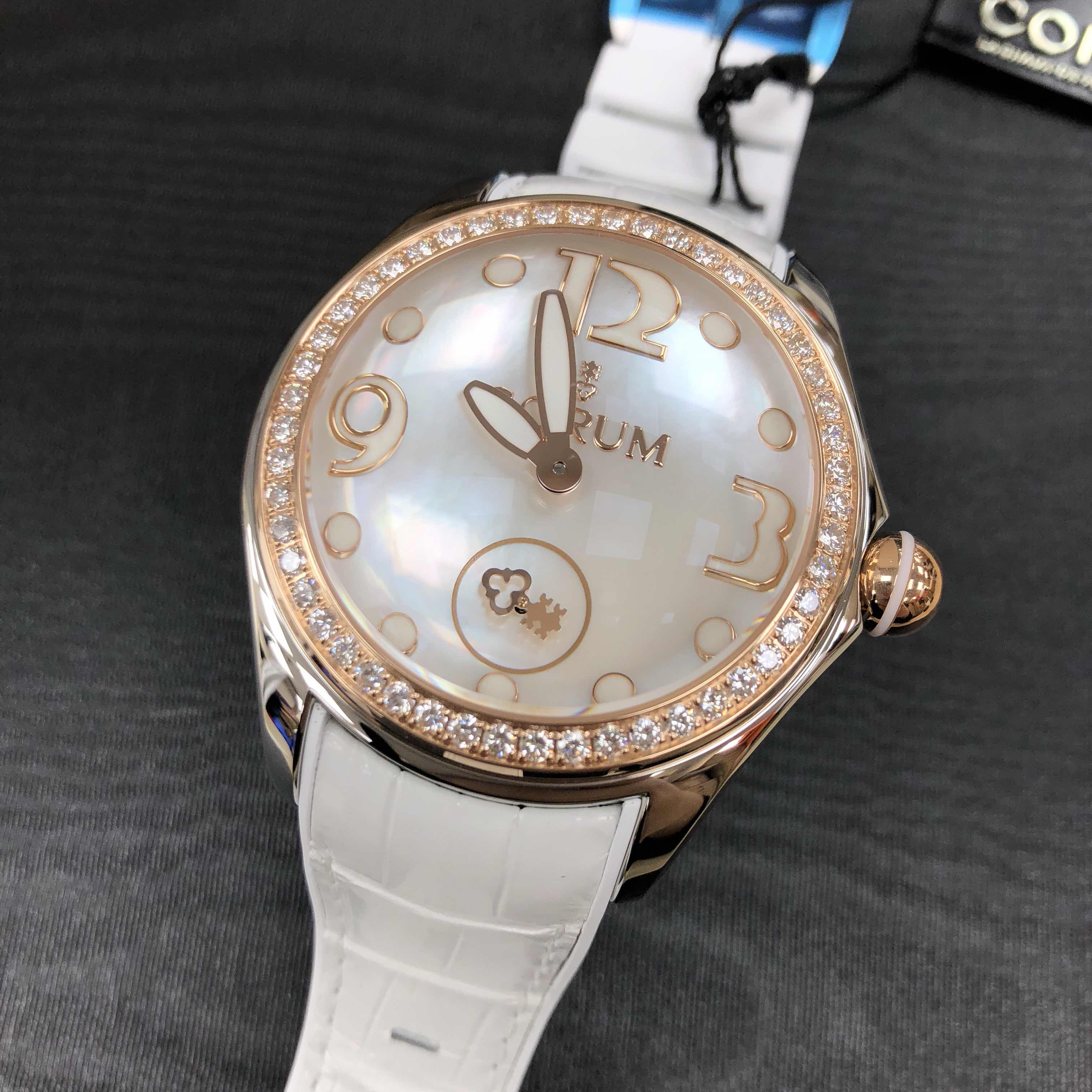 Corum 295.100.29/0009 DN04 BUBBLE Automatic 18kt Rose Magic & Diamond