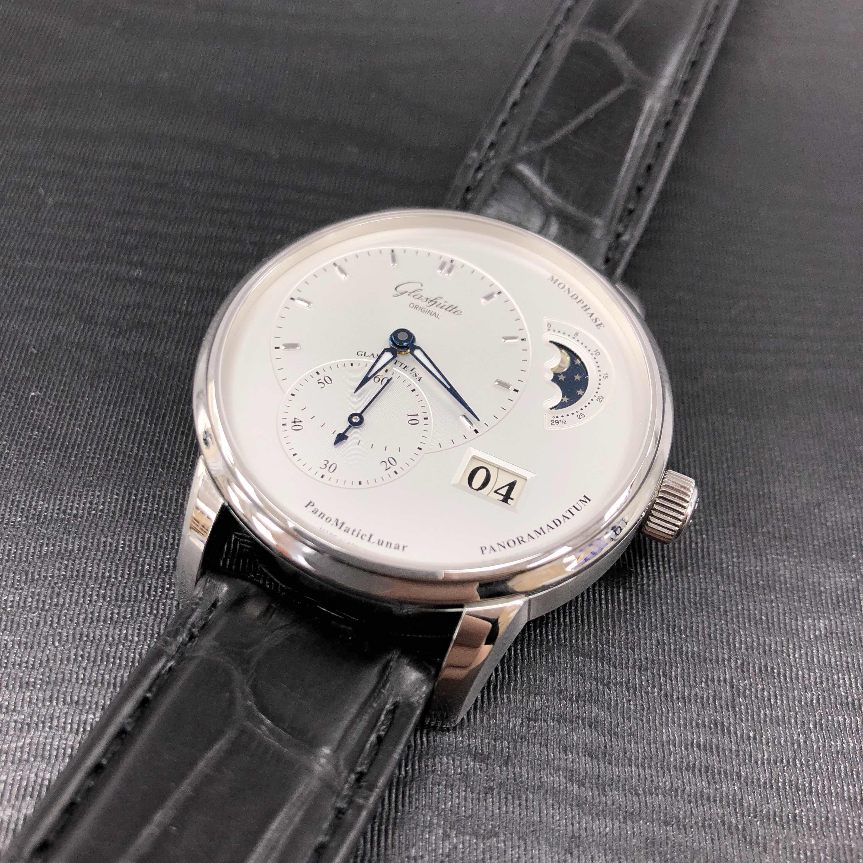 Glashutte 1-90-02-42-32-50 PRIMA LUNA Automatic Stainless Steel