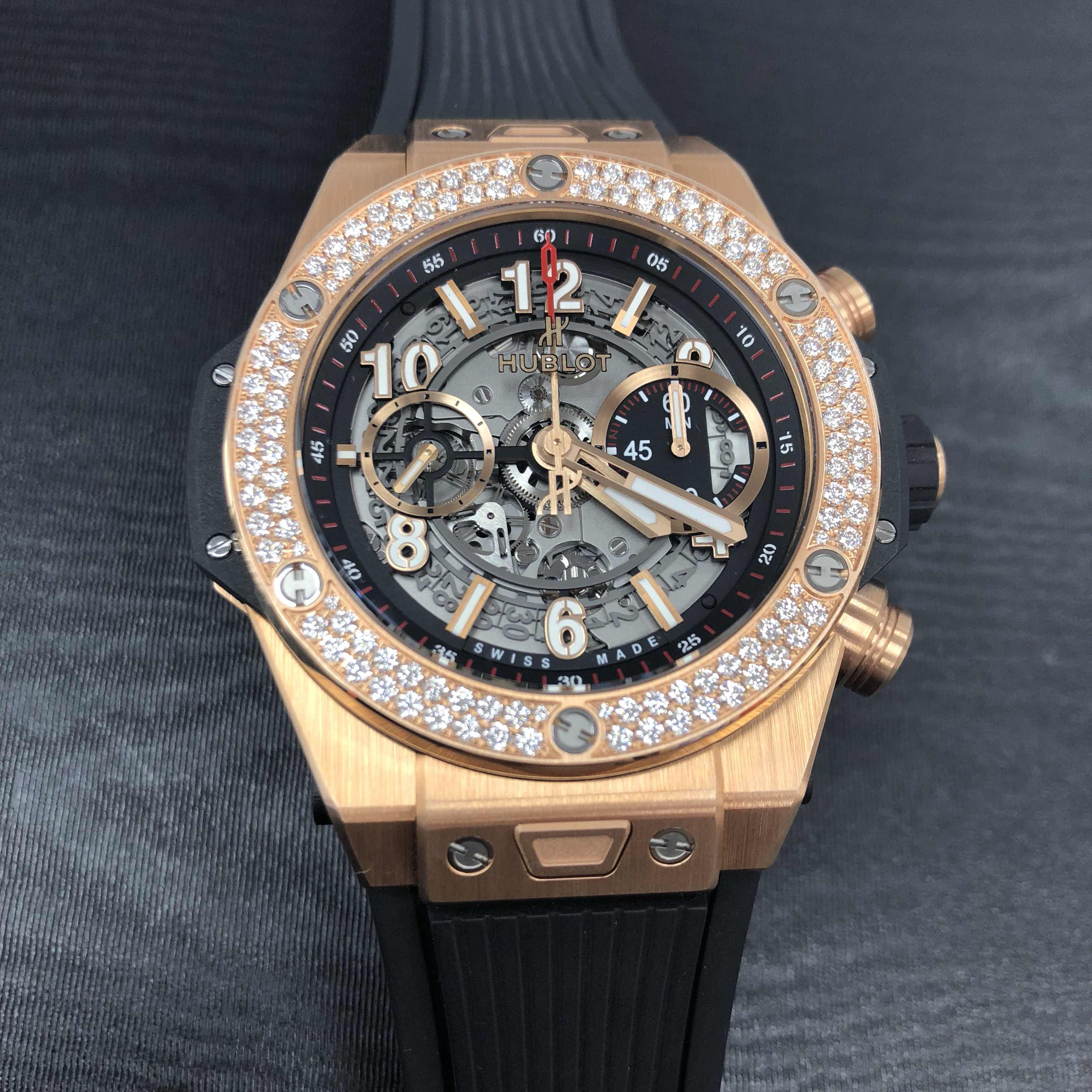 Hublot 411.OX.1180.RX.1104 BIG BANG Automatic 18kt Rose Gold & Diamonds