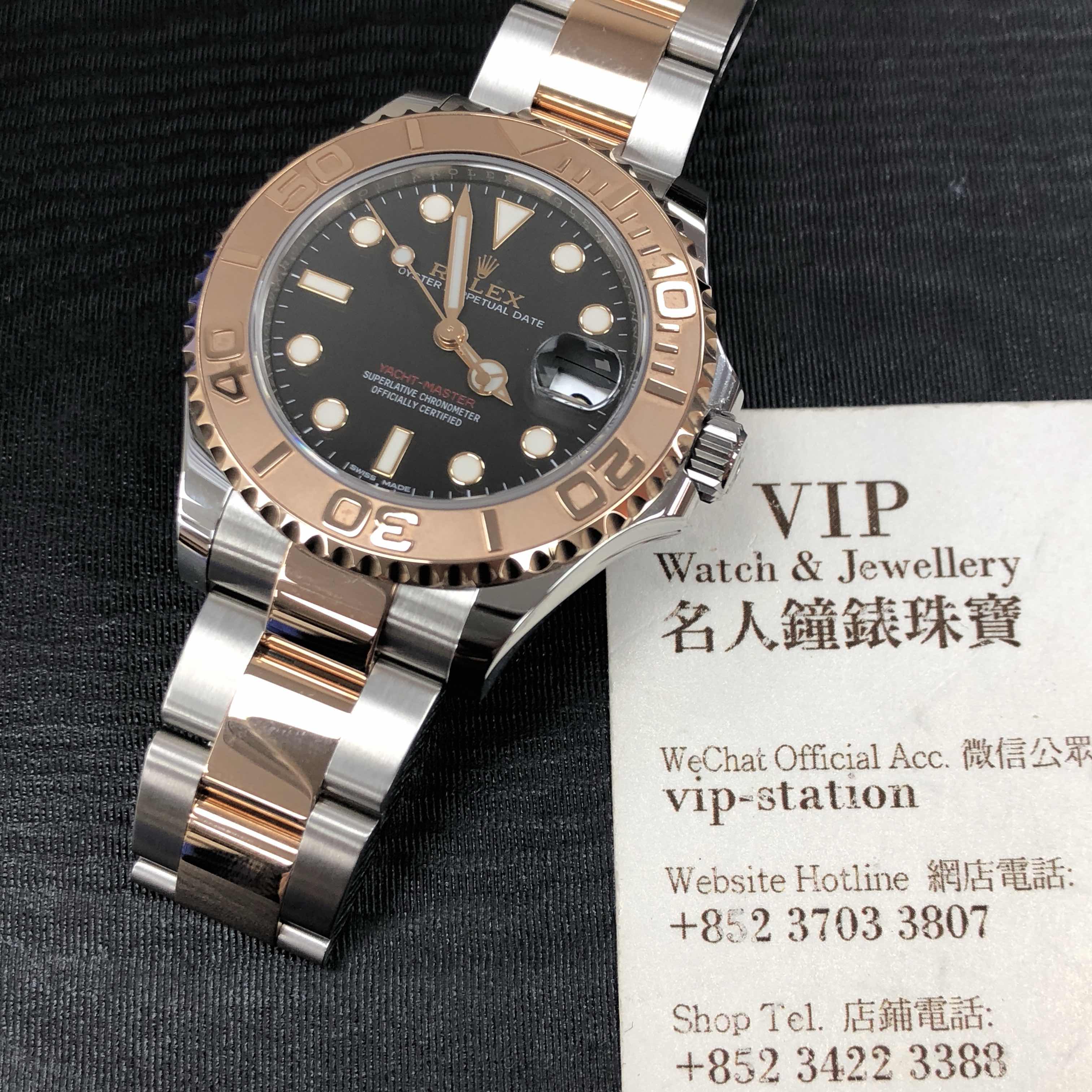 Rolex 268621-0004 YACHT MASTER Automatic 18kt Rose Gold & Steel