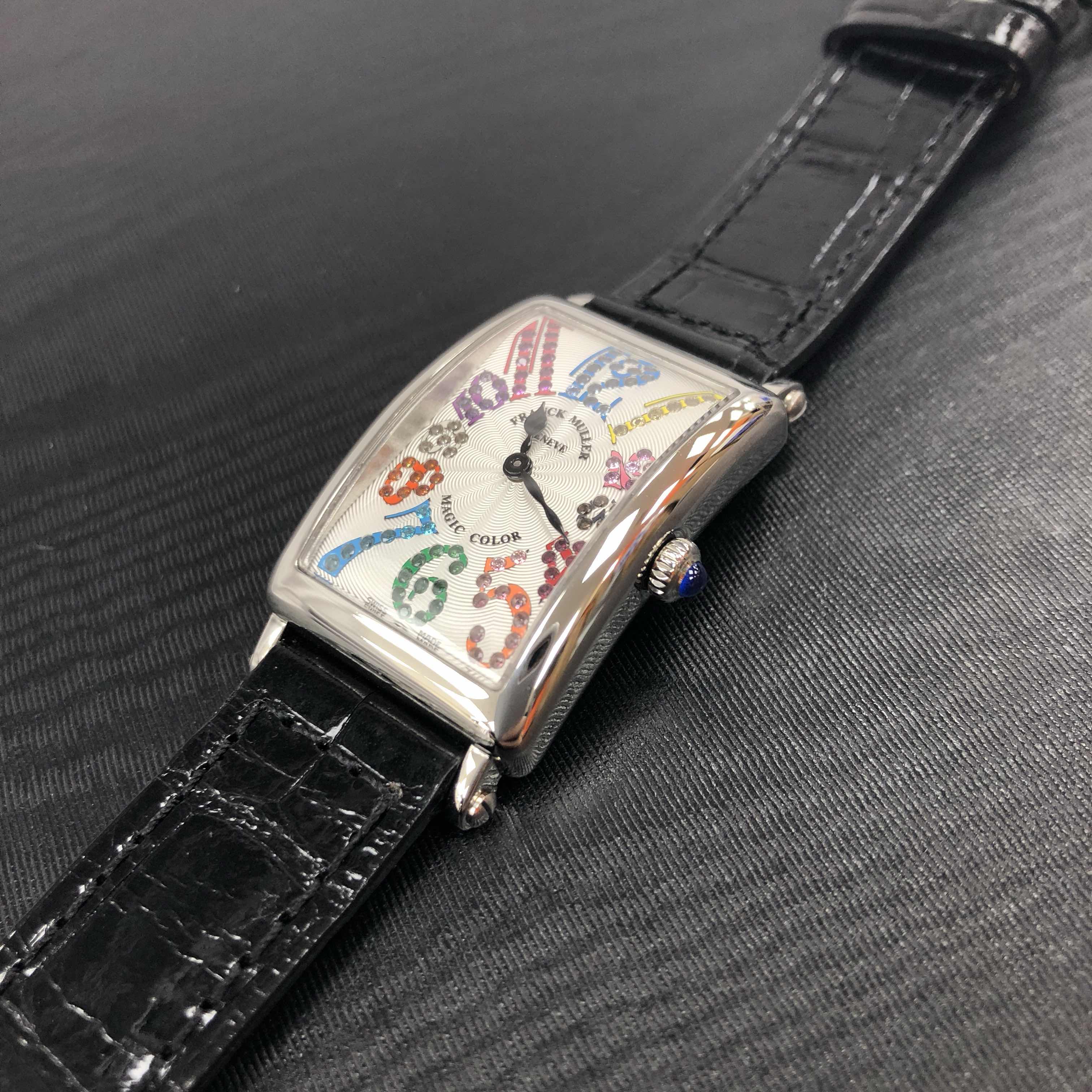 Franck Muller 902 QZ MAG COL (AC) LONG ISLAND Quartz Stainless Steel