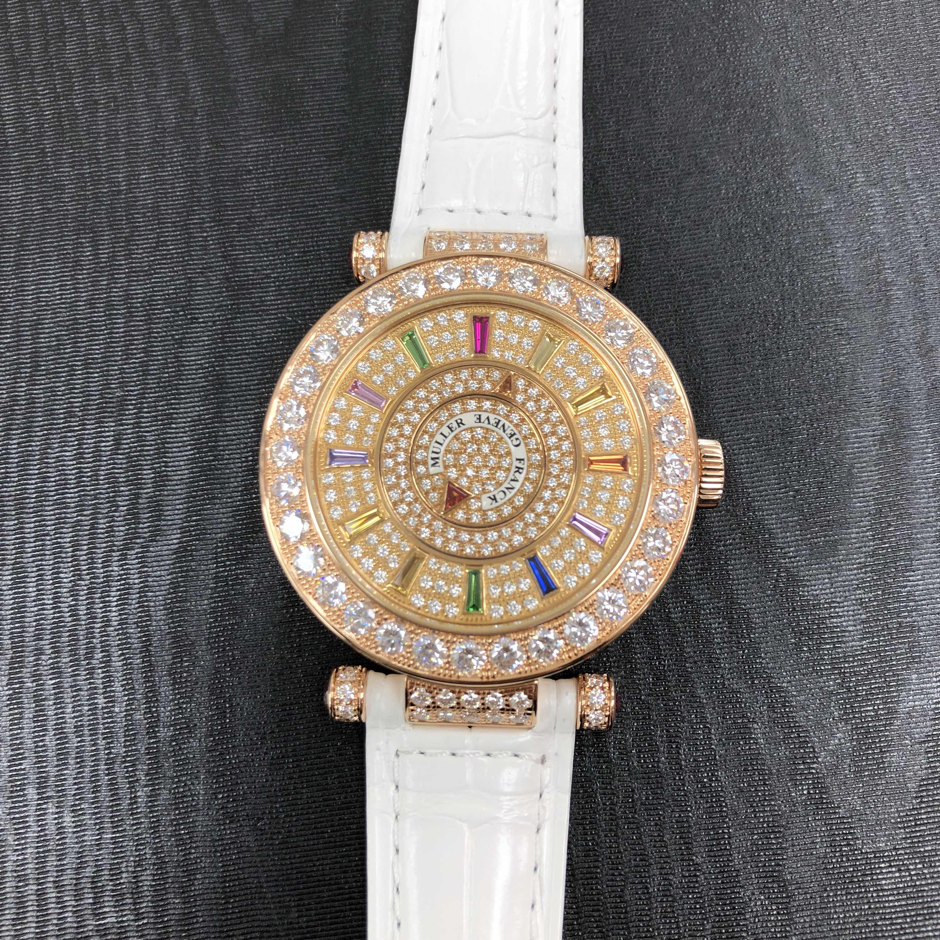 Franck Muller DM 42 COL DRMD 1R CD (5N) DOUBLE MYSTERY Automatic 18kt Rose Gold & Diamonds