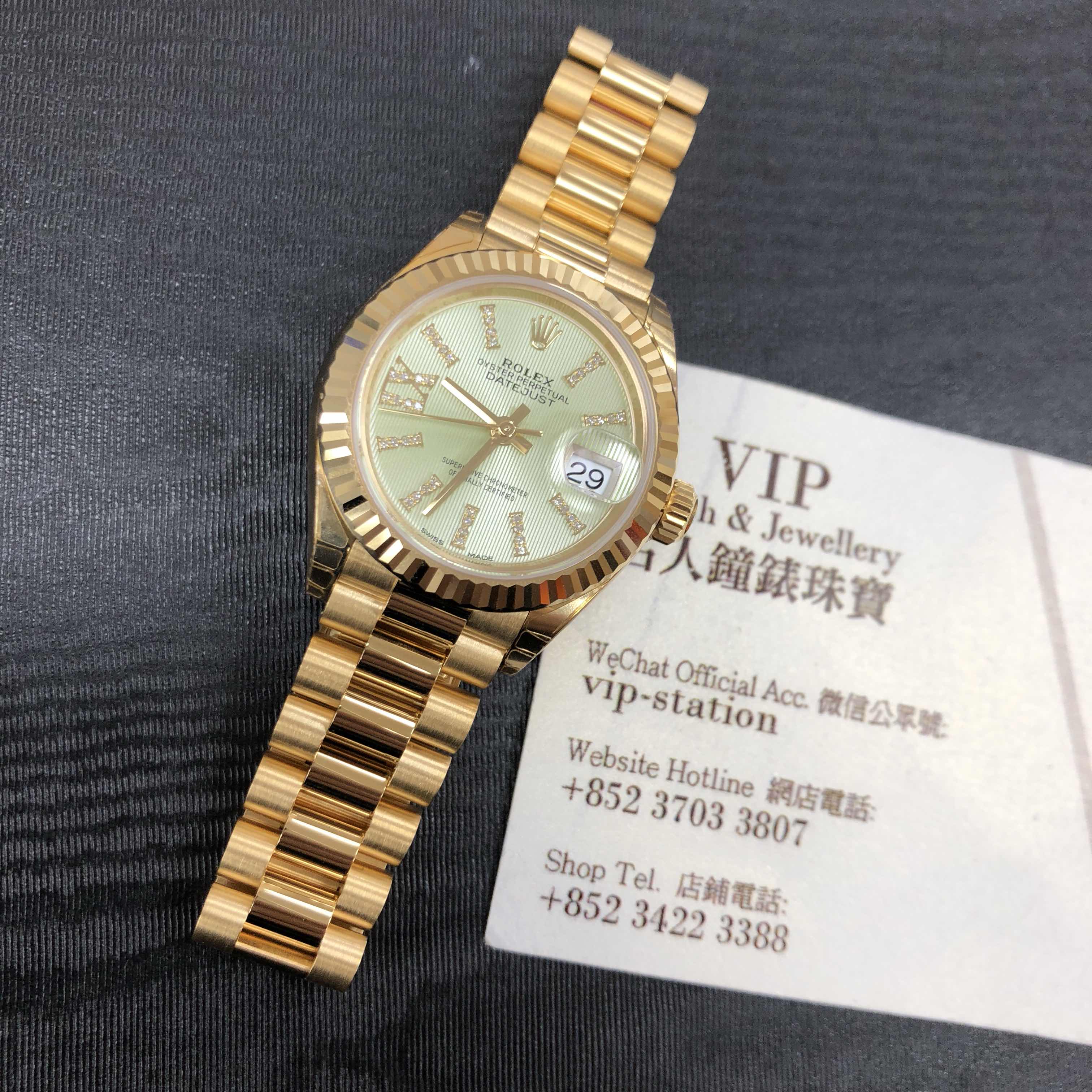 Rolex 279178-0007 LADY DATEJUST Automatic 18kt Yellow Gold