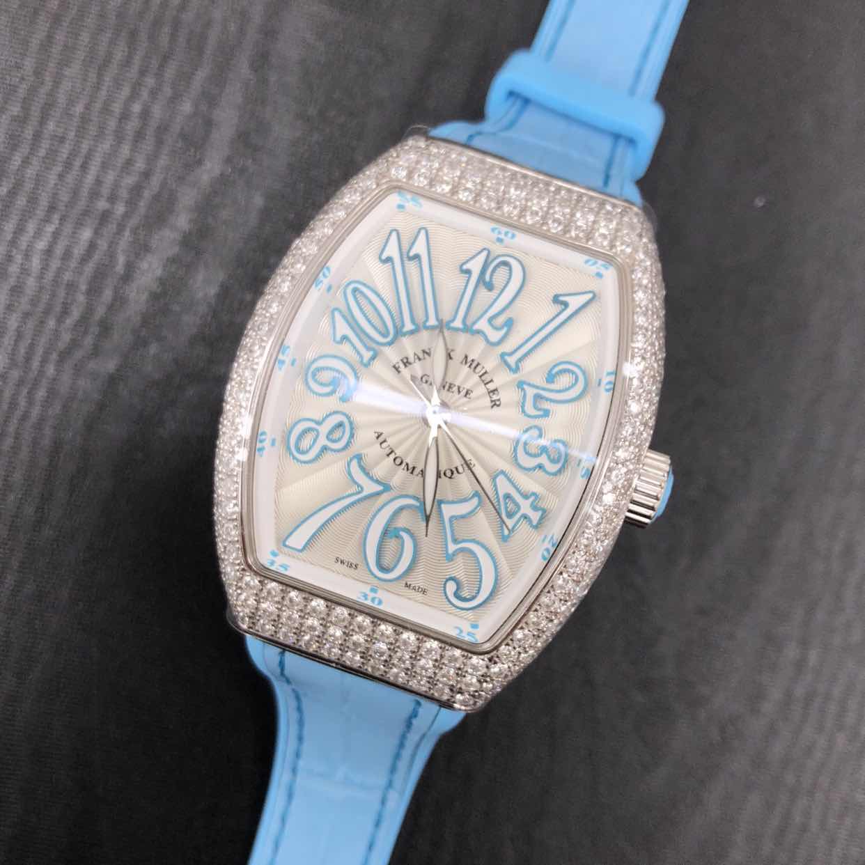 Franck Muller V 35 SC AT FO D (AC.BL) VANGUARD Automatic Stainless Steel