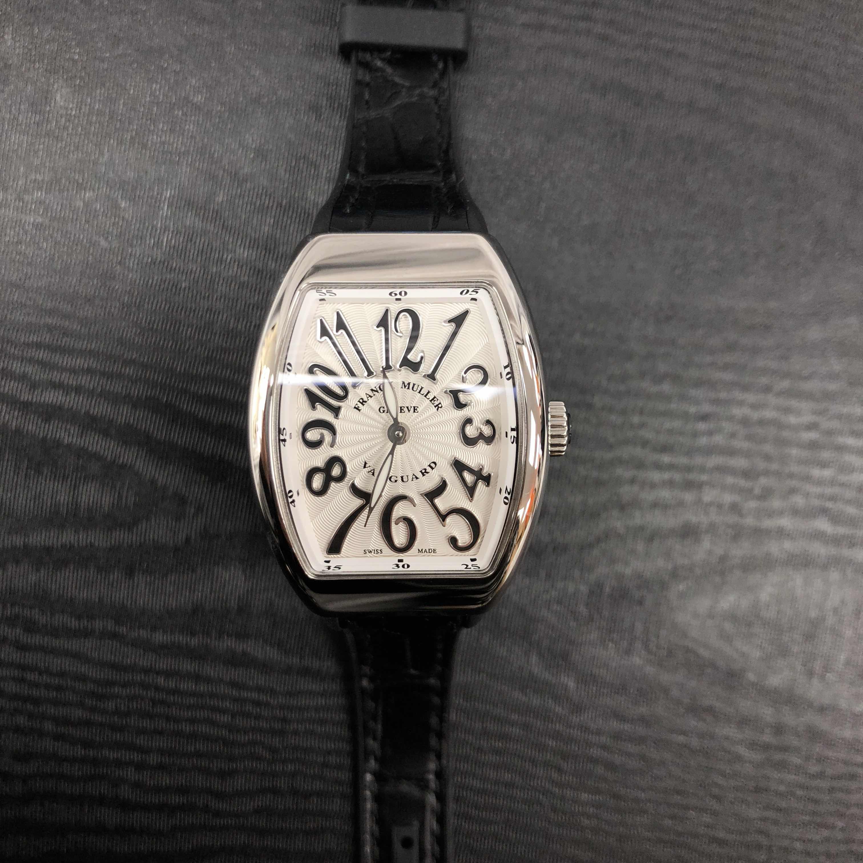 Franck Muller V 29 QZ (AC NR) VANGUARD Quartz Stainless Steel