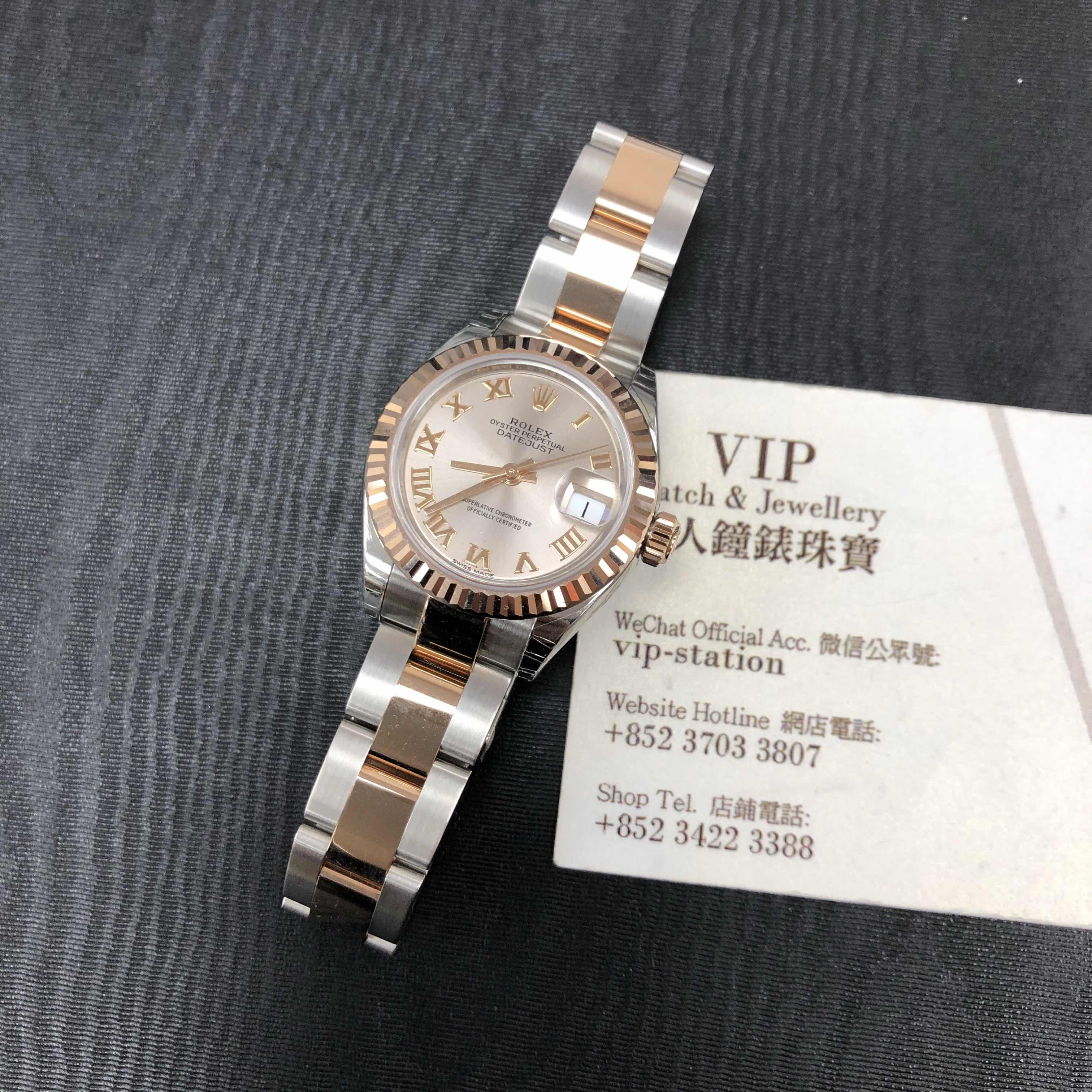 Rolex 279171-0006 LADY DATEJUST Automatic 18kt Rose Gold & Steel