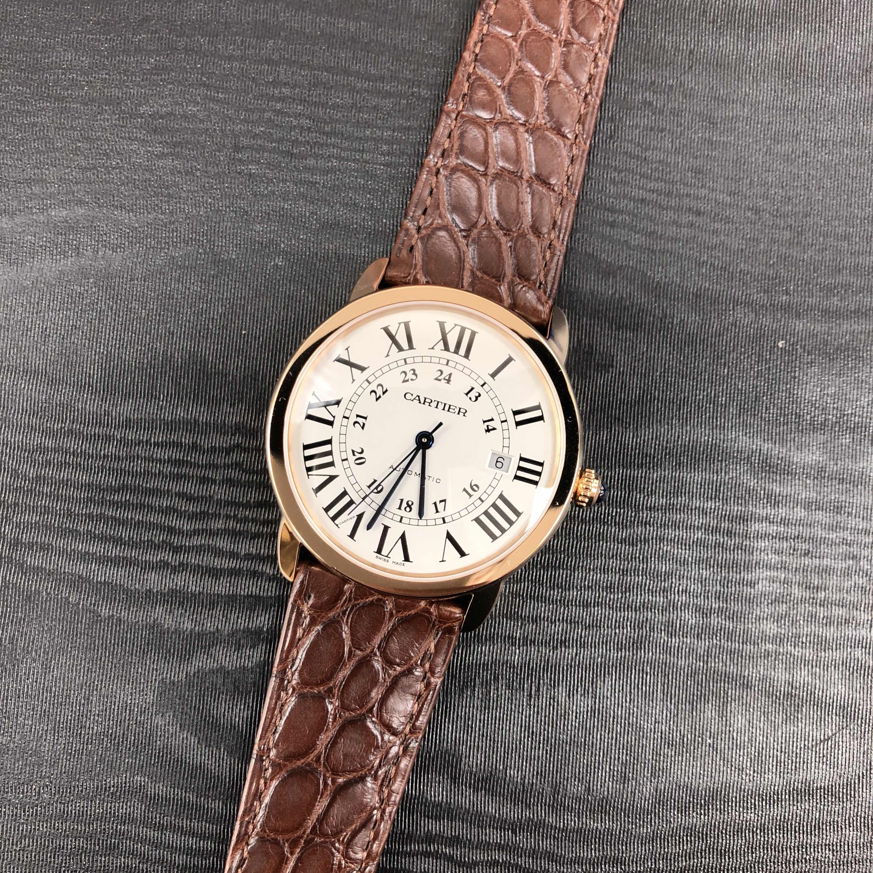 Cartier W6701009 RONDE SOLO DE CARTIER Automatic 18kt Rose Gold