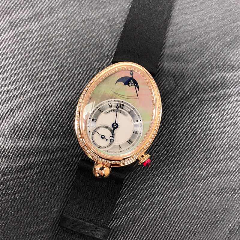 Breguet 8908BR/5T/864/D00D REINE DE NAPLES Automatic 18kt Rose Gold & Diamonds