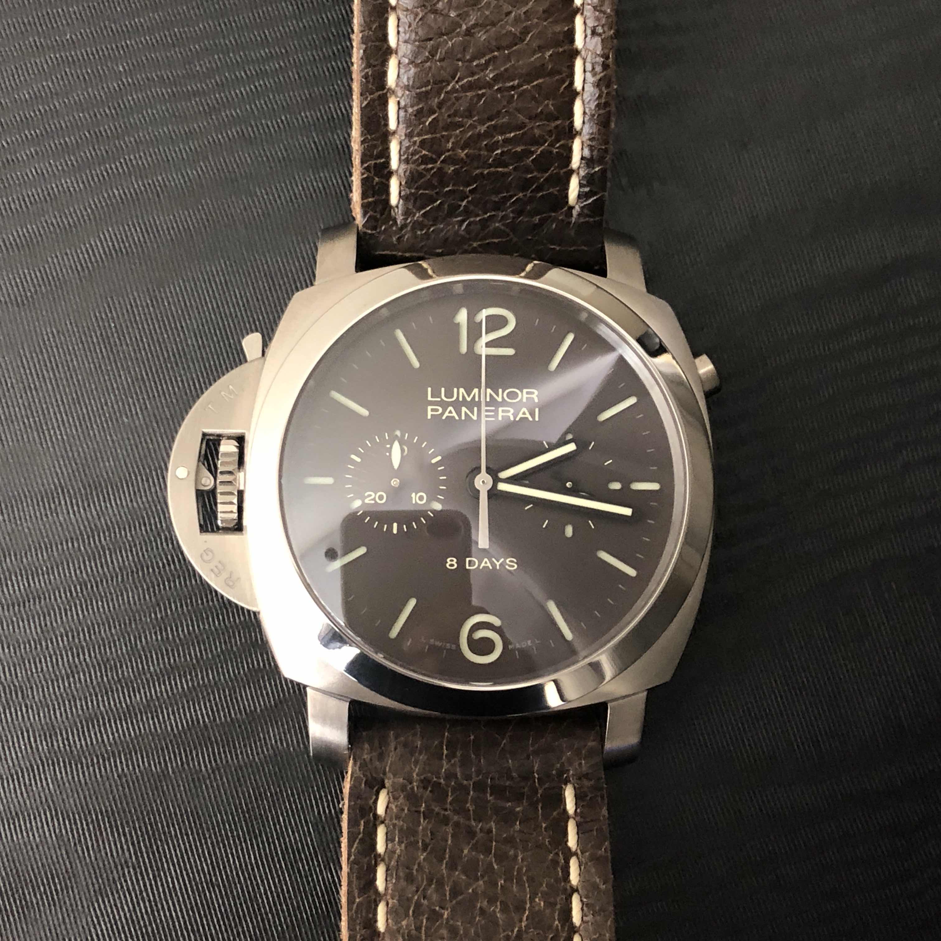 Panerai PAM00345 LUMINOR Manual Wind Stainless Steel