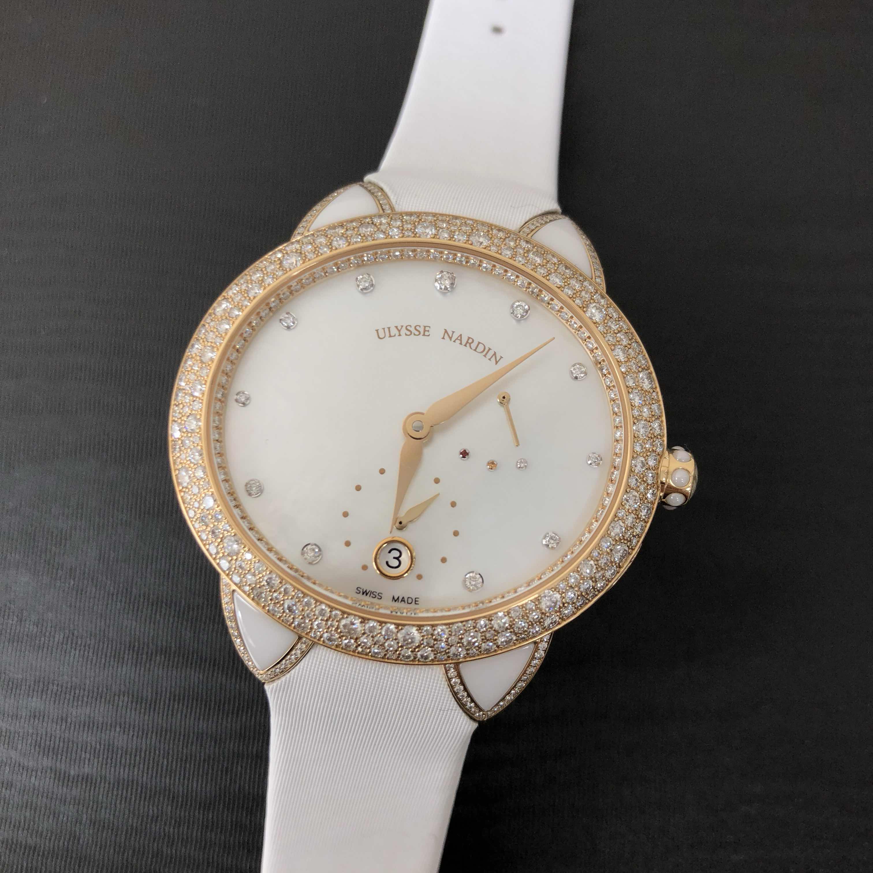 Ulysse Nardin 3106-125/991 WOMEN Automatic 18kt Rose Magic & Diamond