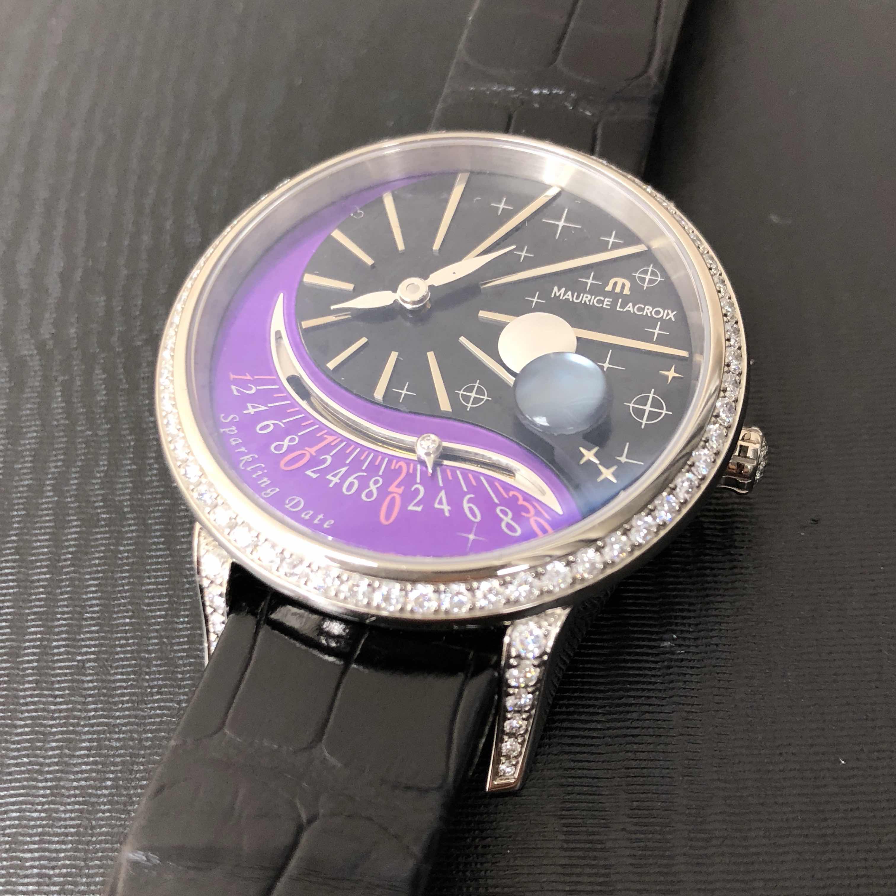 Maurice Lacroix SD6007-WD501-330 STARSIDE Automatic 18kt White Gold & Diamond