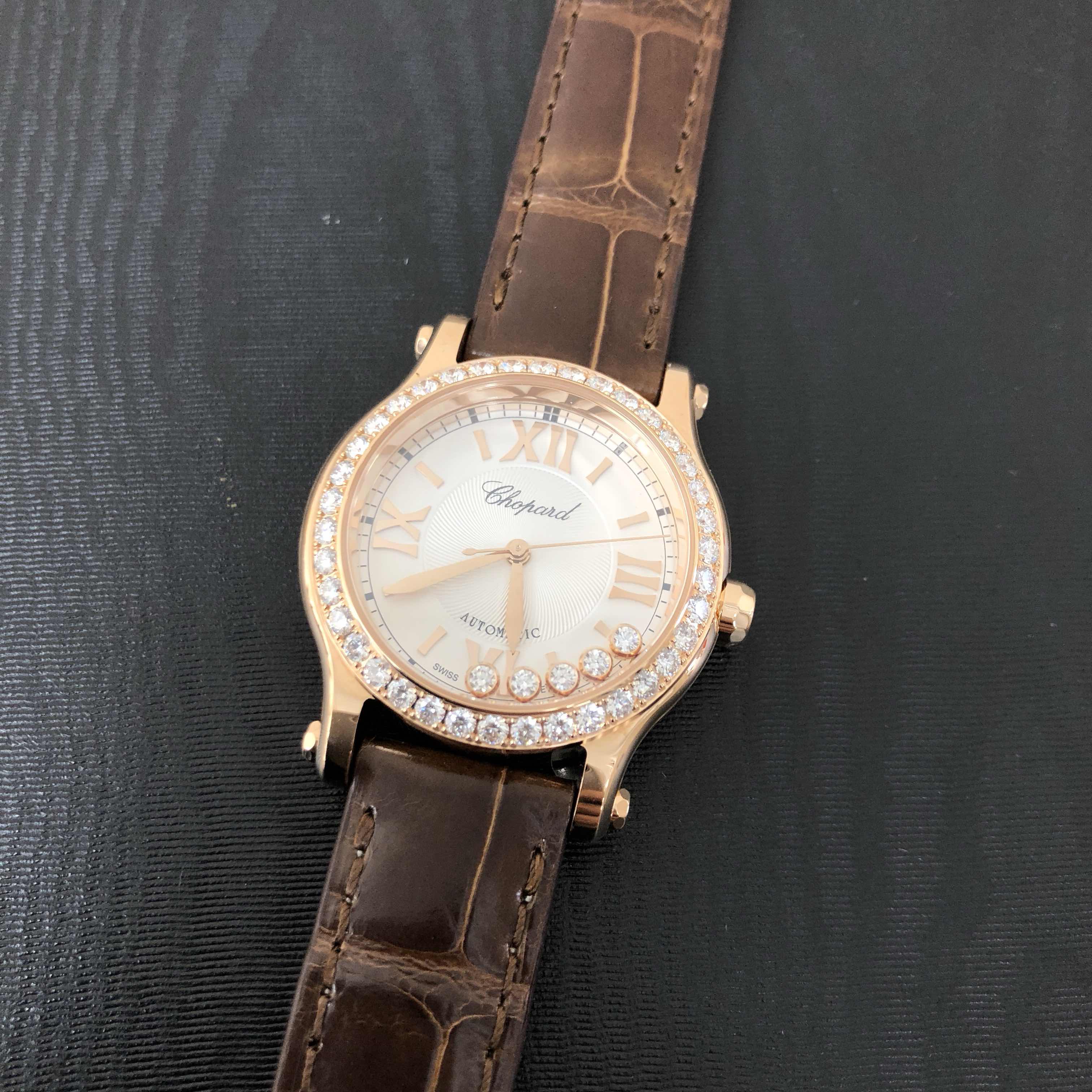 Chopard 274893-5012 Automatic 18kt Rose Gold & Diamonds