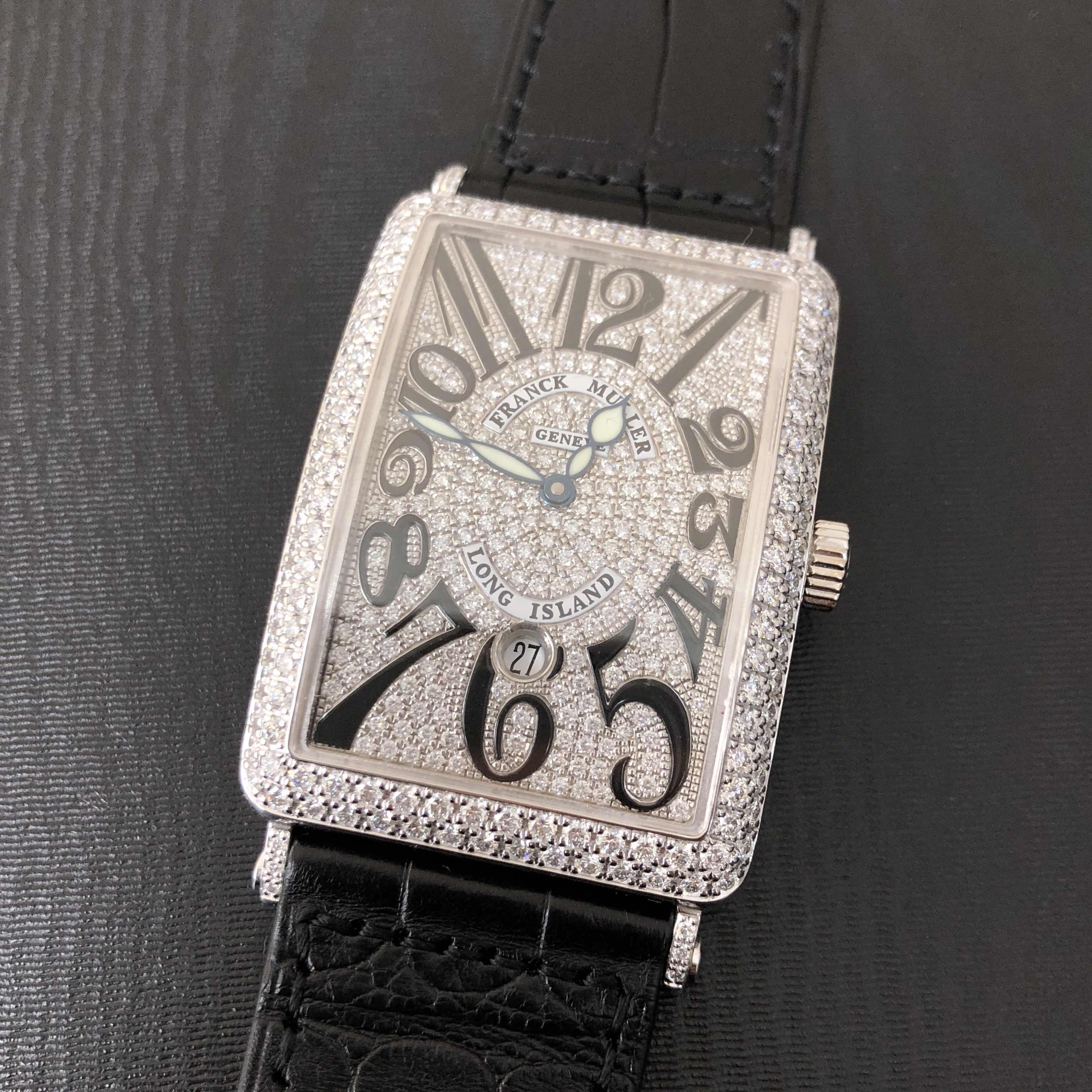 Franck Muller 1150 SC D CD (OG) LONG ISLAND Automatic 18kt White Gold & Diamond