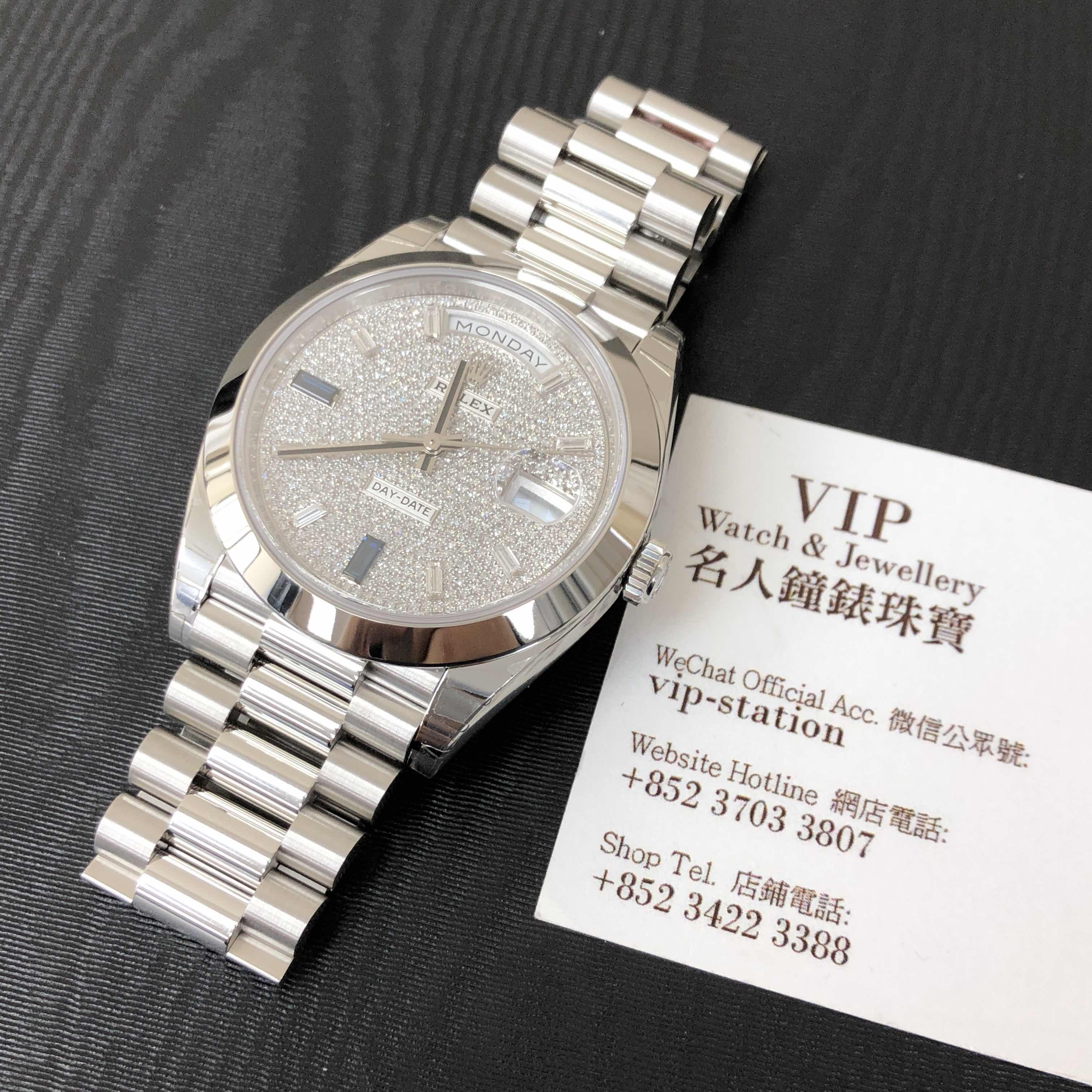 Rolex 228206 Z.B2SA DAY-DATE Automatic 18kt White Gold