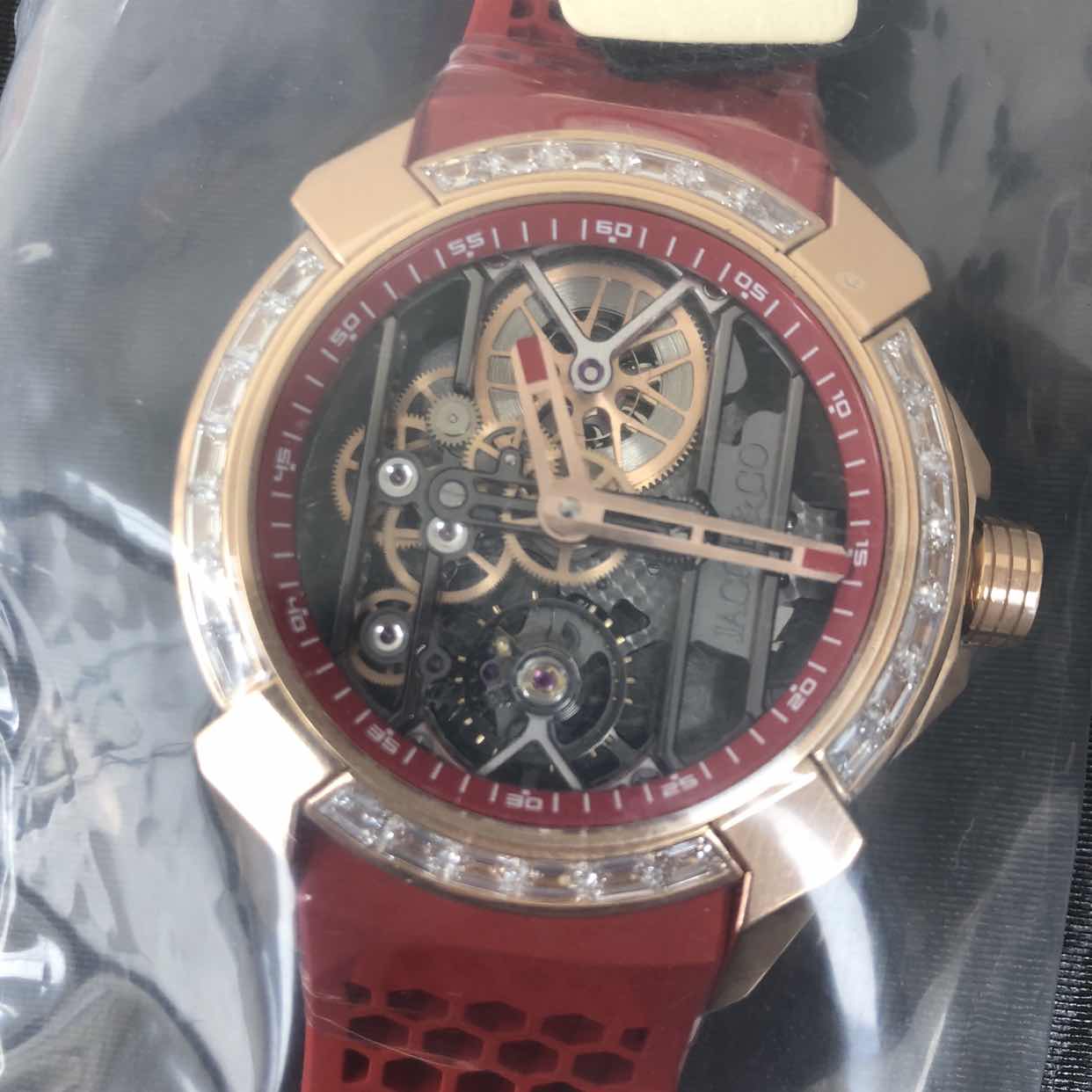 Jacob & Co EX100.43.LD.OP.ALD4A EPIC X Manual Wind 18kt Rose Gold